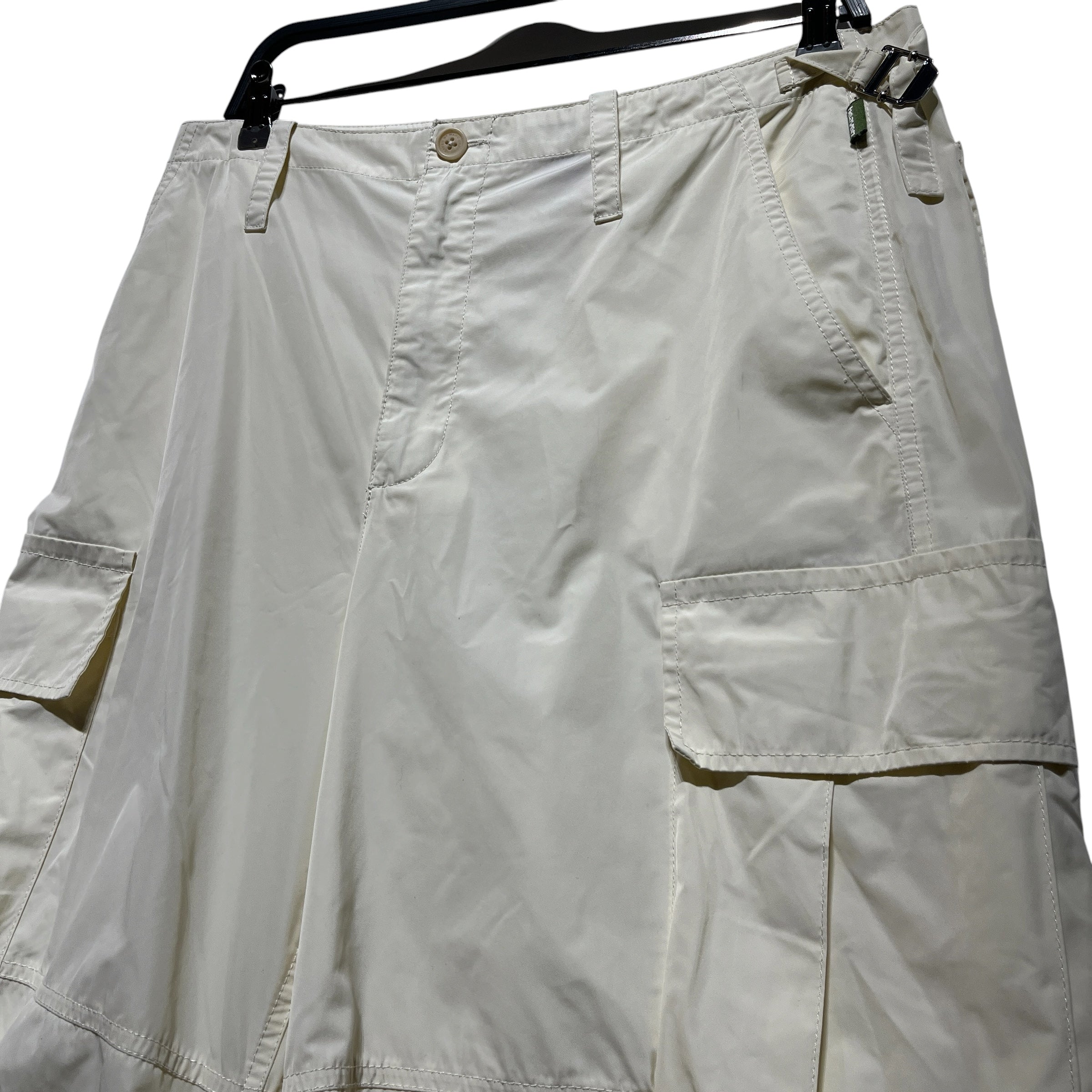 Heaven By Marc Jacobs/Wide Leg Pants/L/Nylon/YEL/Cargo Side Buckle view 2