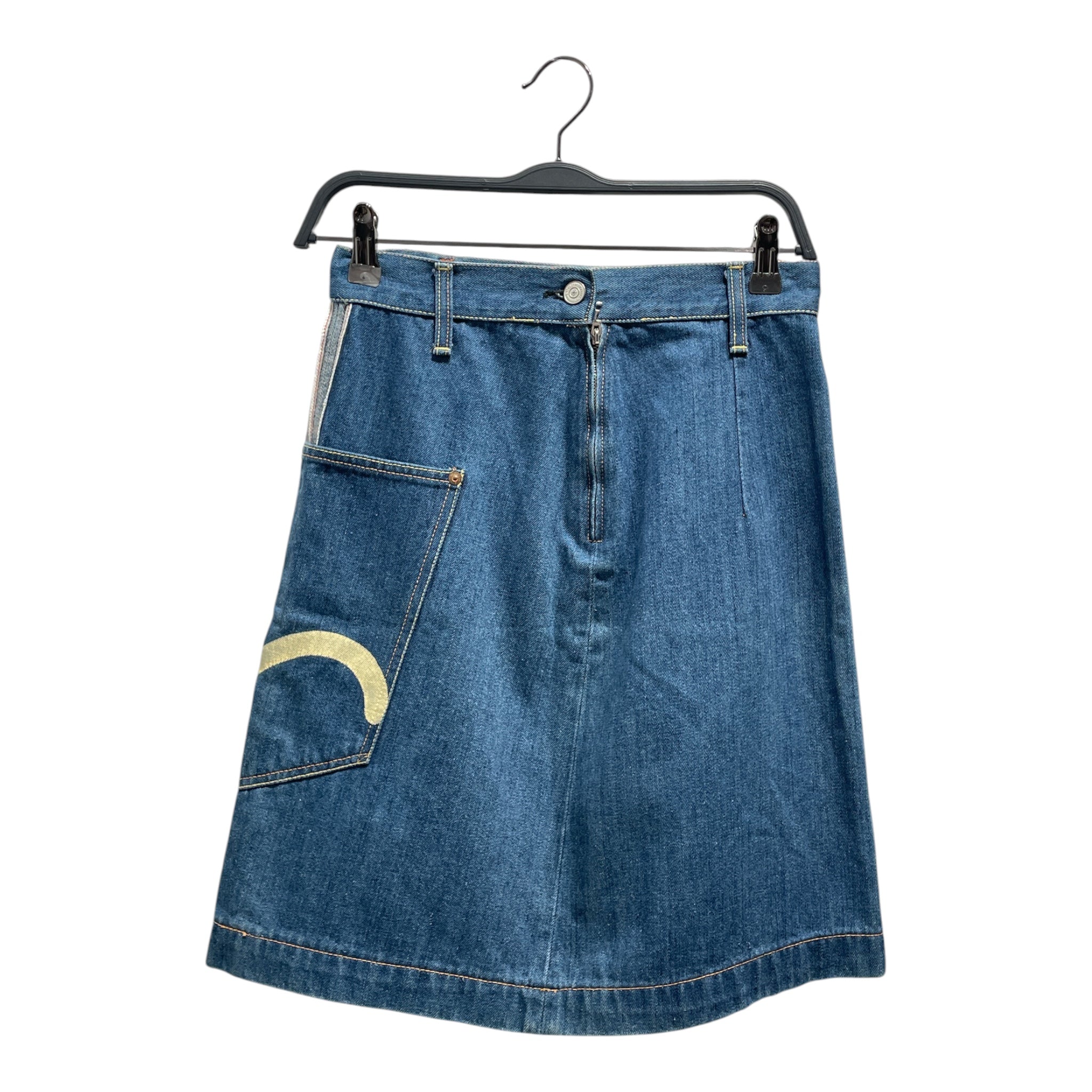 EVISU/Skirt/40/Denim/IDG/Midi Length/SELVEDGE FRONT POCKET view 1