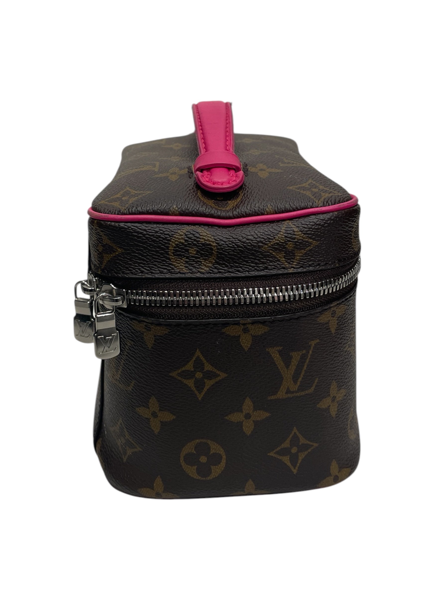 LOUIS VUITTON/Bag/Monogram/Leather/BRW/PINKSTRAP view 3