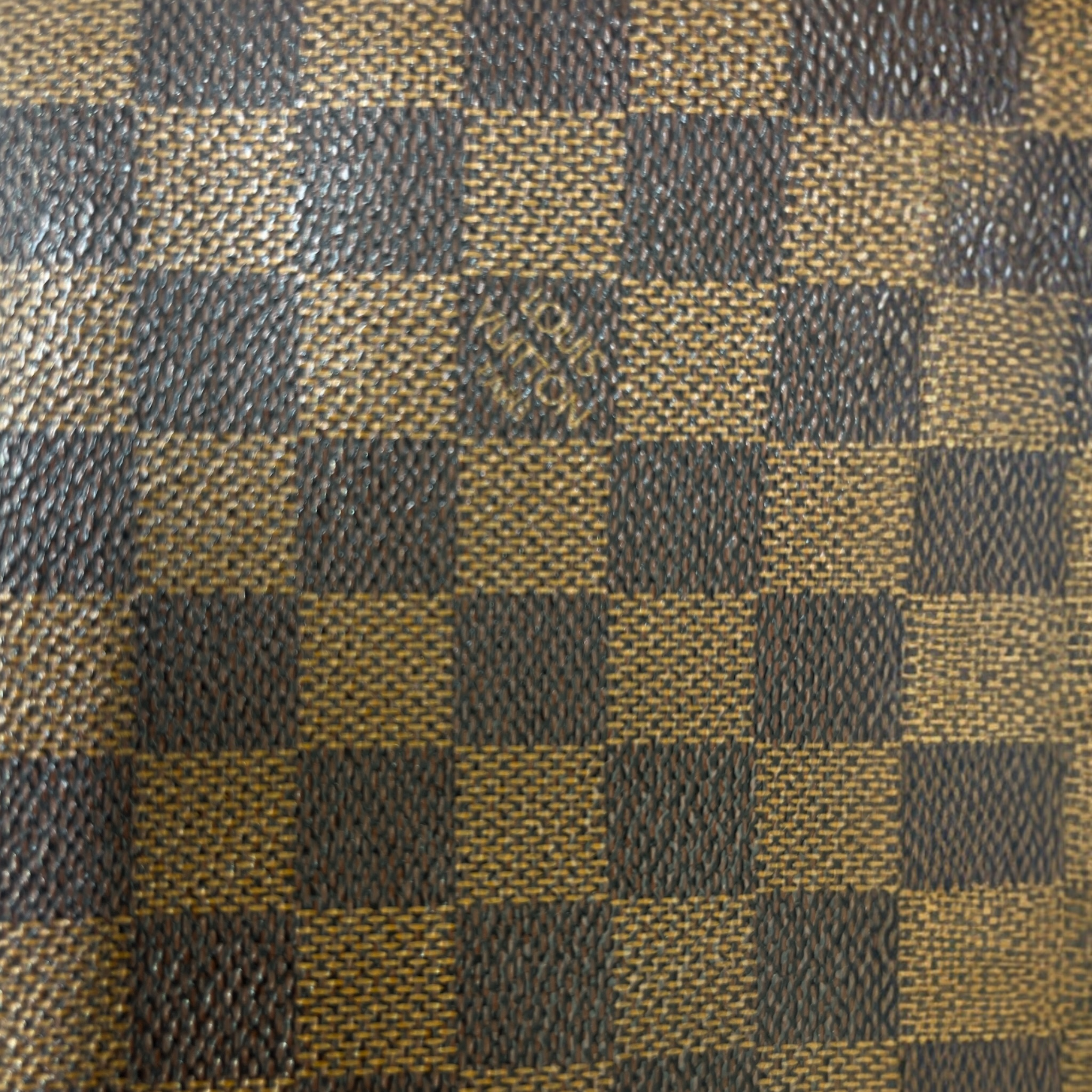 LOUIS VUITTON/Hand Bag/Plaid/Leather/BRW/CHECKERED W/ RED INT view 5