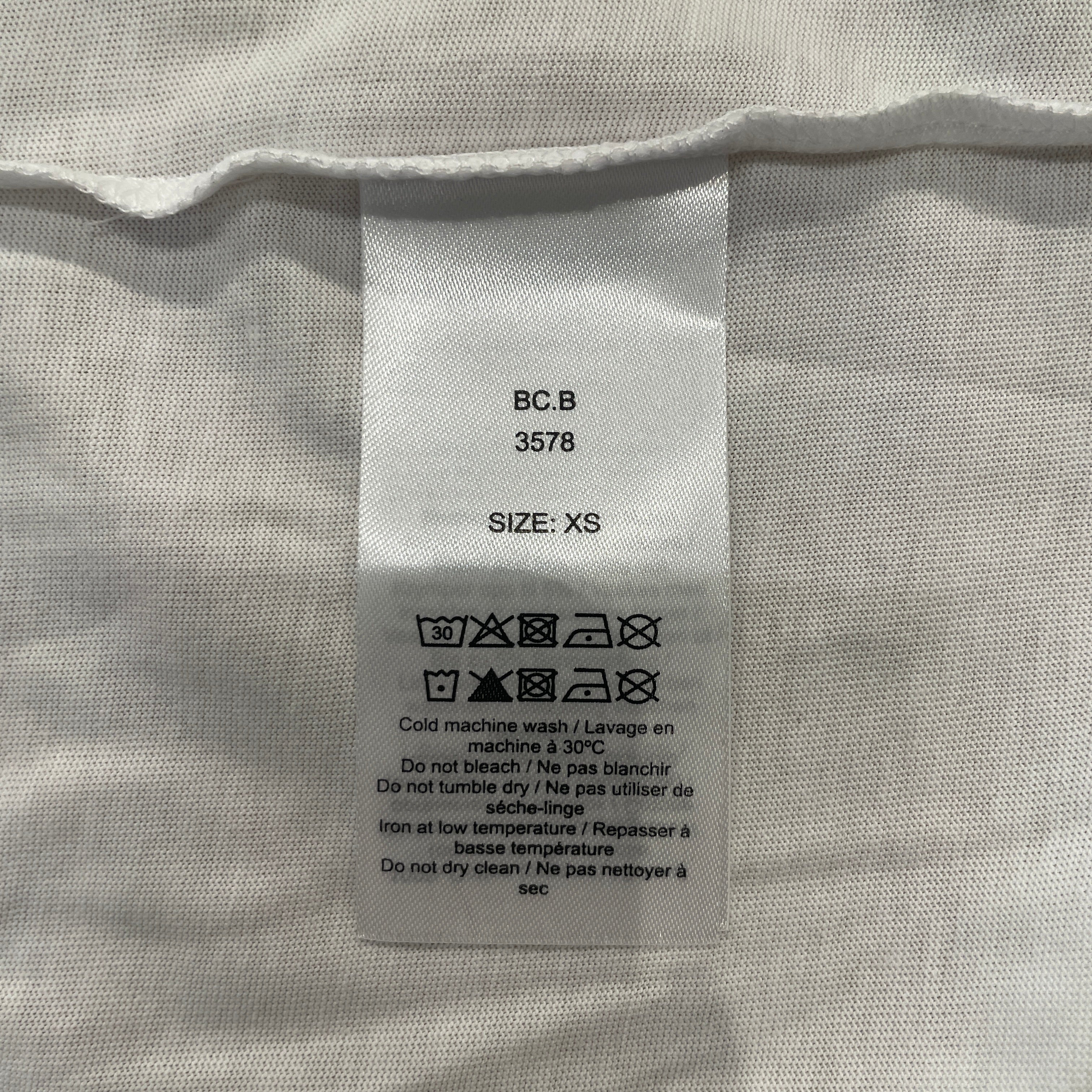 GANNI/LS T-Shirt/XS/Cotton/WHT/cat tim traveler view 4