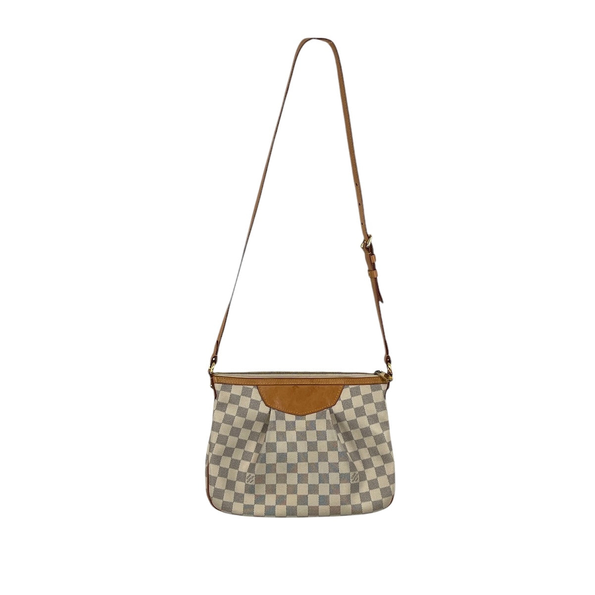 LOUIS VUITTON/Hand Bag/All Over Print/Leather/GRY/CHECK DAMIER AZUR view 2