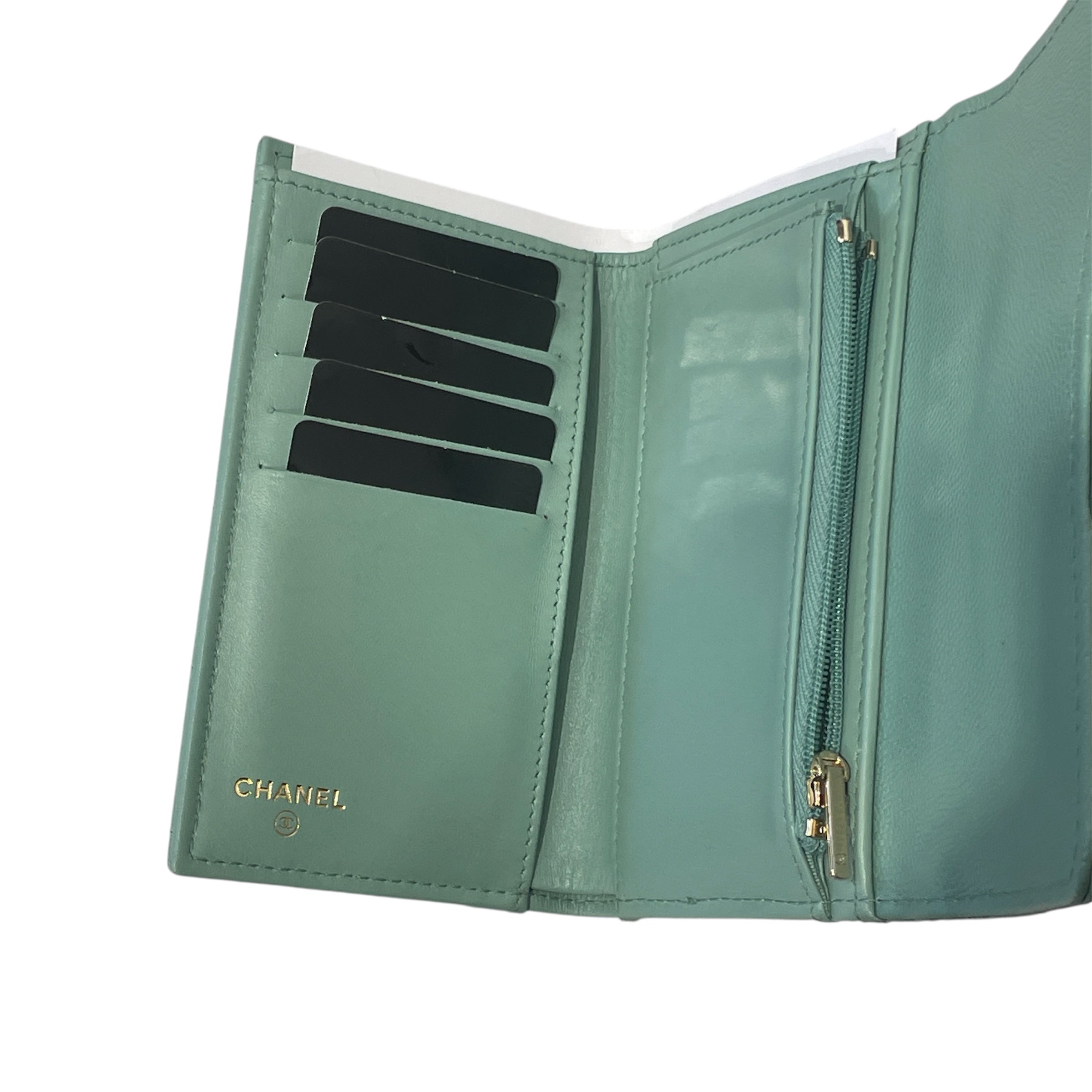 CHANEL/Wallet/Leather/GRN/ view 3