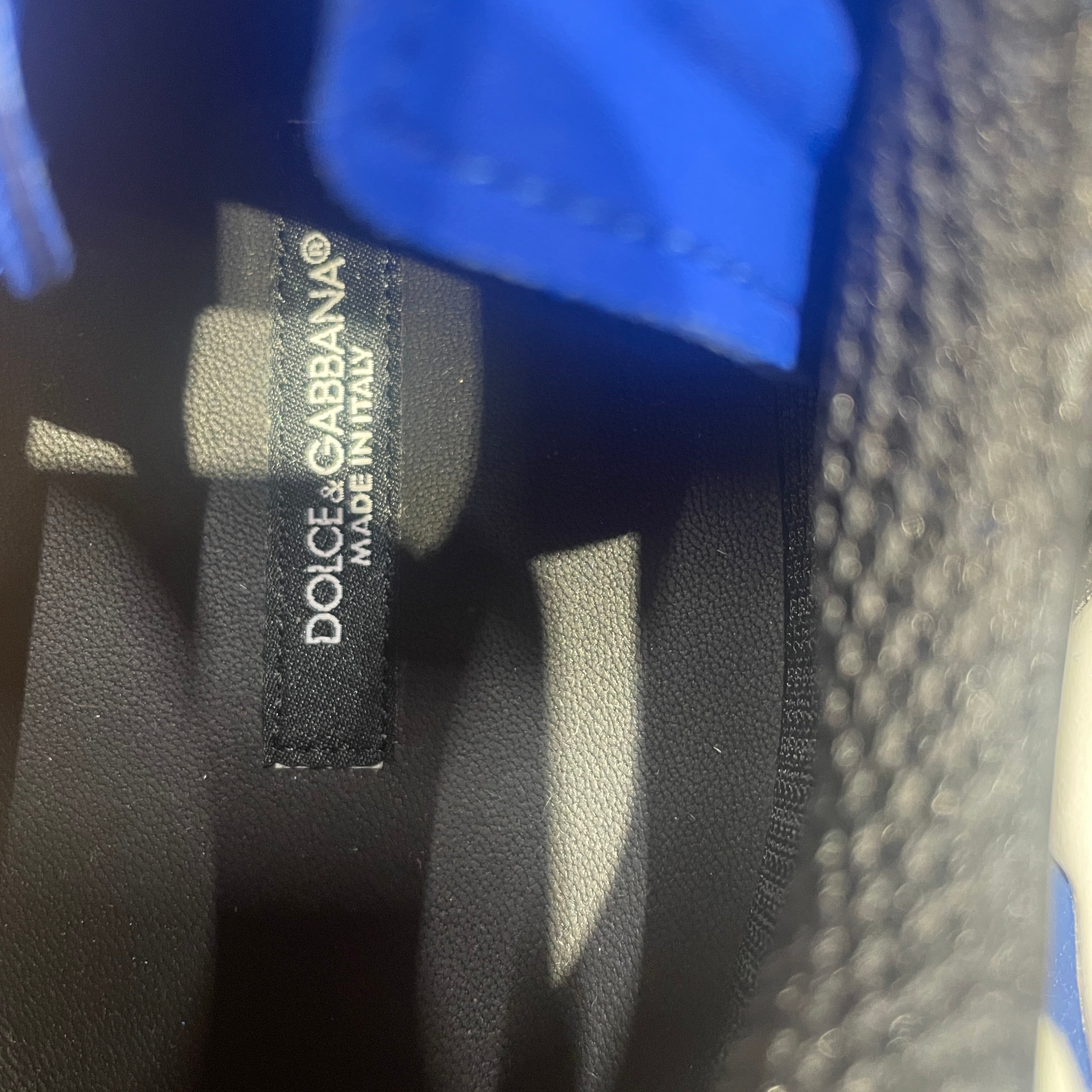 DOLCE&GABBANA/Low-Sneakers/EU 46/Leather/BLU/NS1 view 3