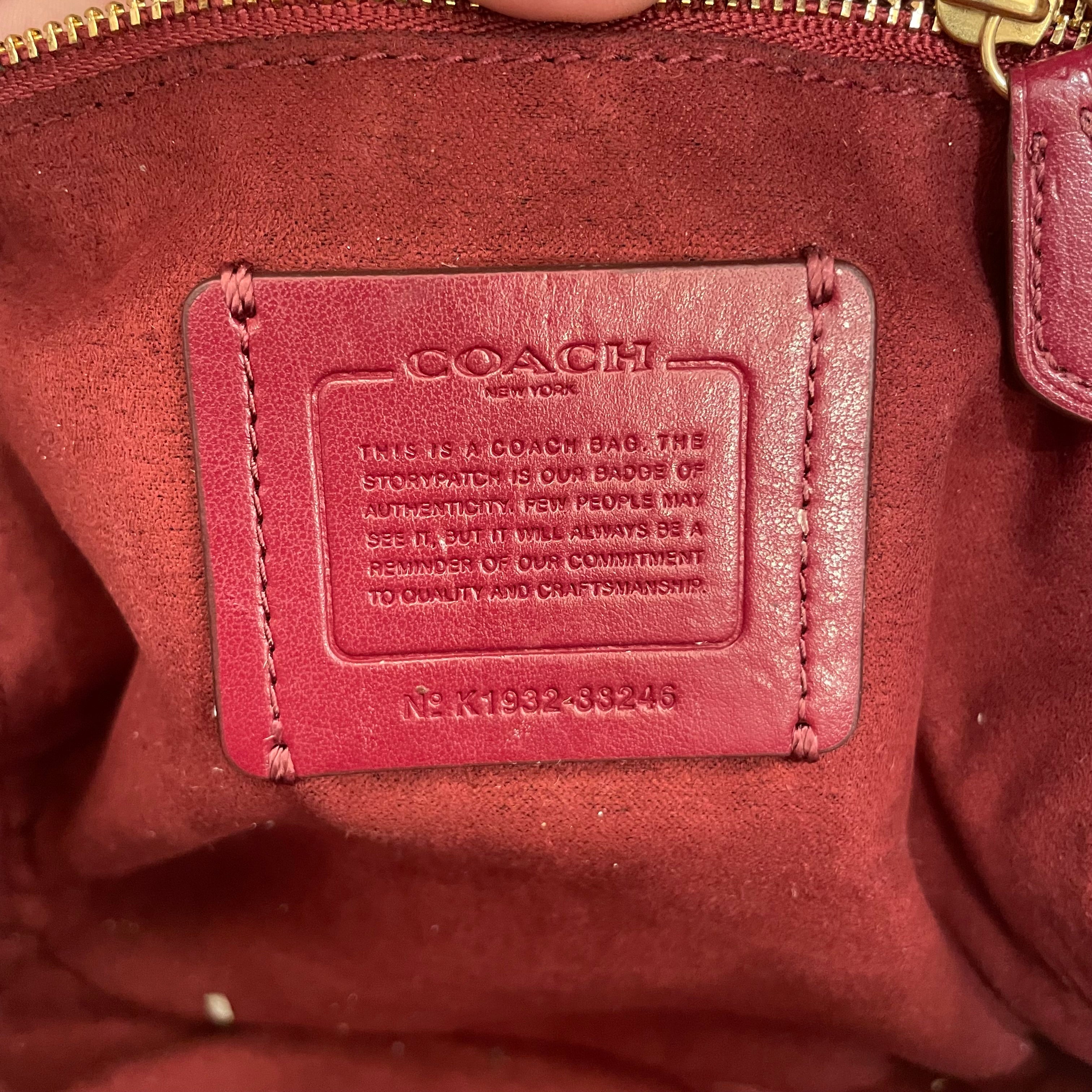 COACH/Backpack/All Over Print/Leather/RED/ view 3