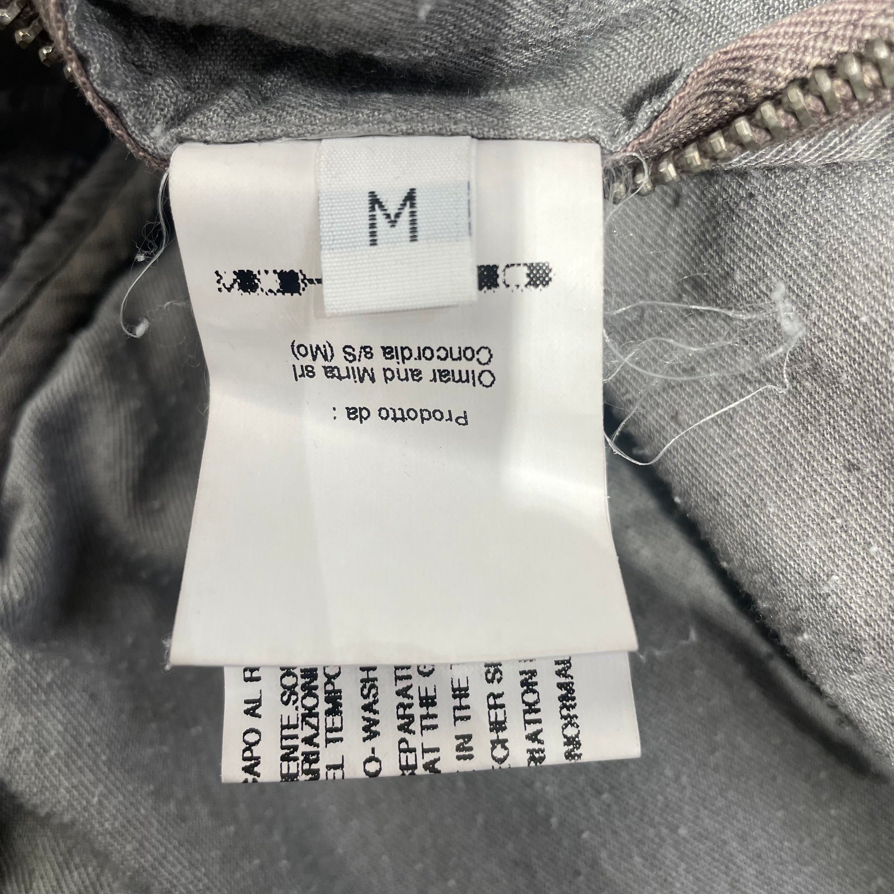 RICK OWENS DRKSHDW/Jacket/M/Cotton/BRW/Faded Gray / DU 5762 view 4