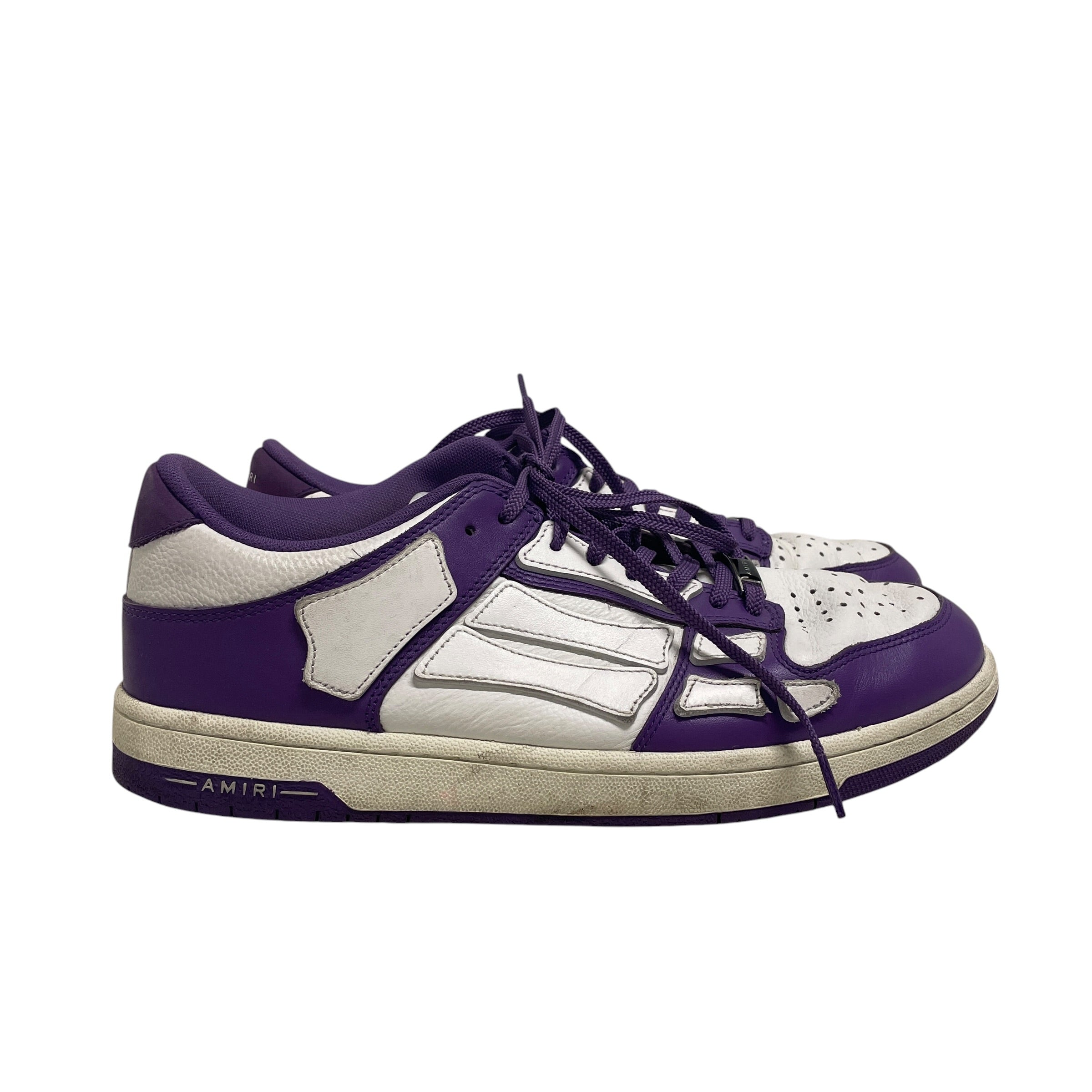 AMIRI/Low-Sneakers/US 13/Leather/PPL/FOOT BONES view 2