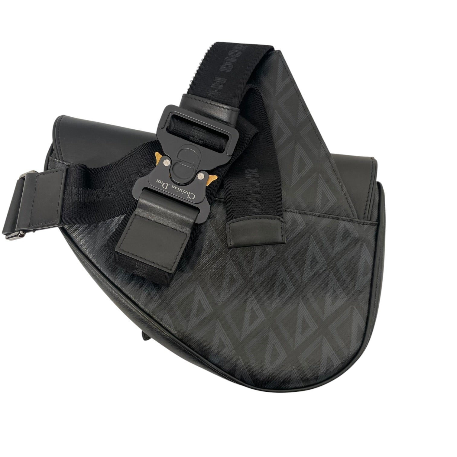 Christian Dior/Fanny Pack/All Over Print/Leather/IDG/saddle bag diamond canvas view 2