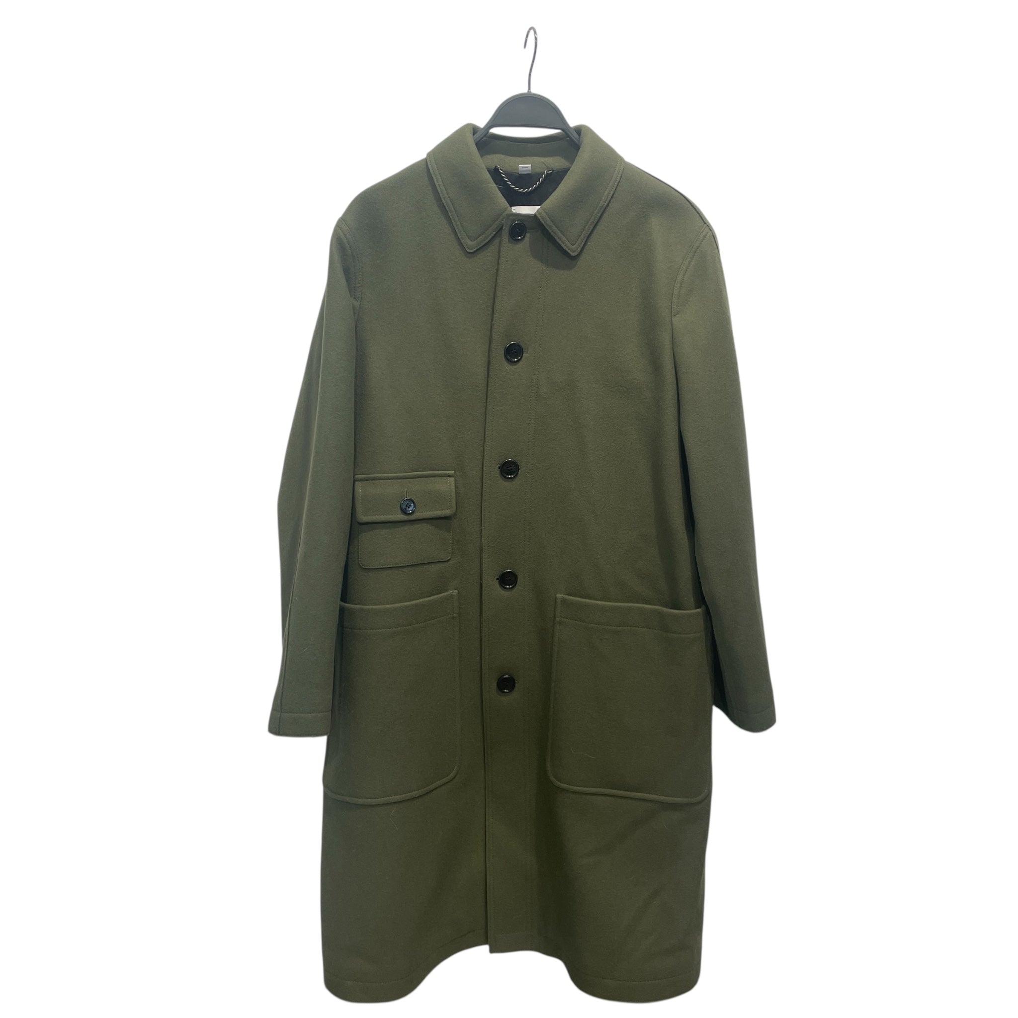 BURBERRY/Coat/46/Wool/GRN/Car Coat FW21 view 1