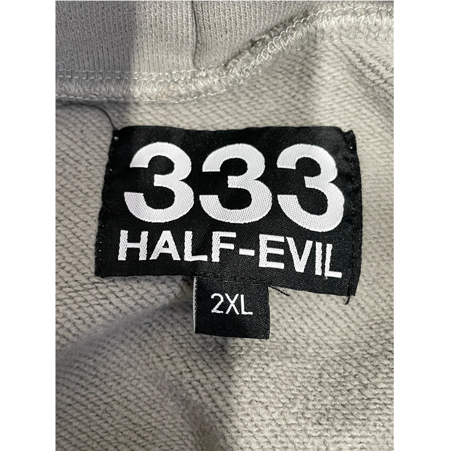 HALF EVIL/Hoodie/XXL/Graphic/Cotton/GRY/ATHLETIC DEPT. view 3