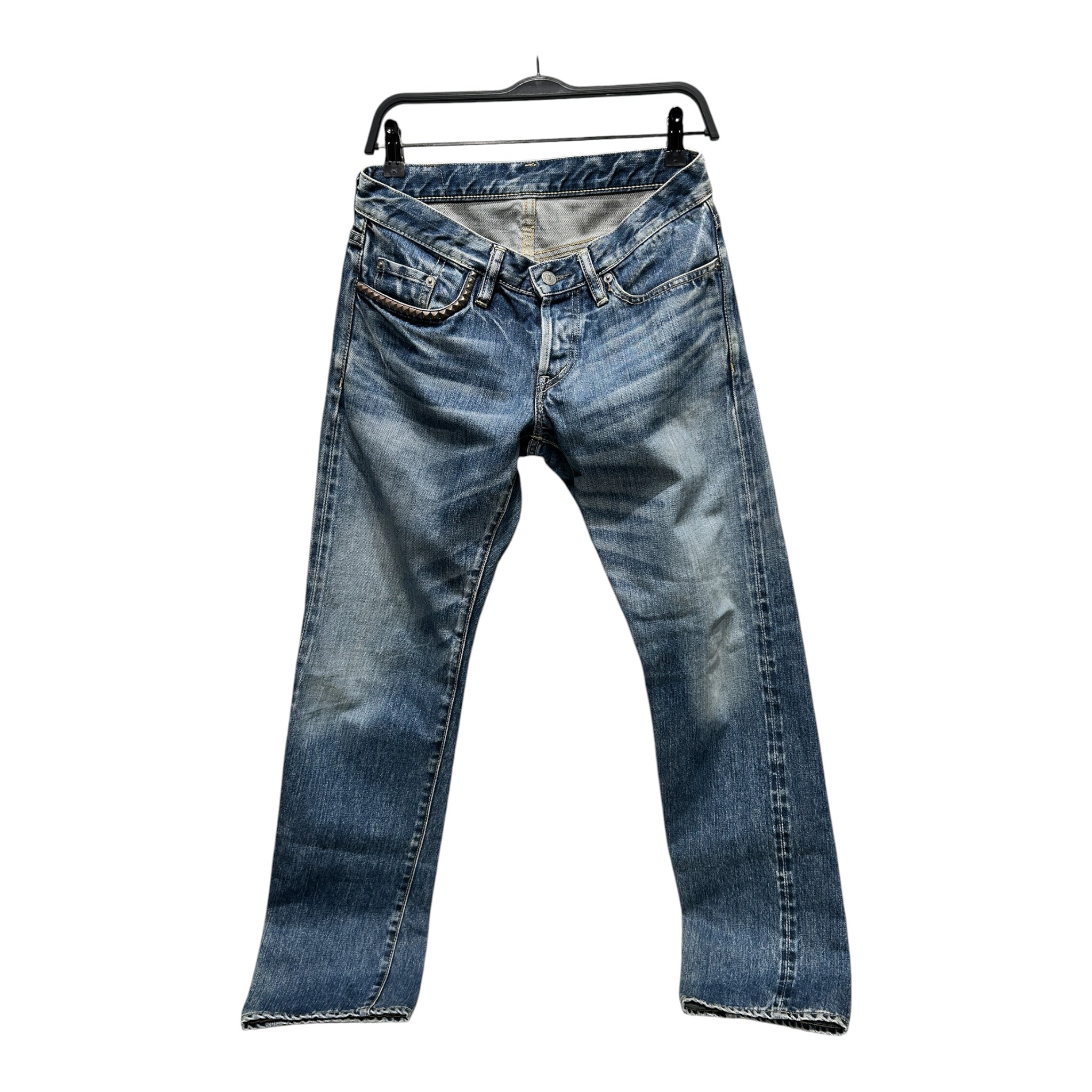 HYSTERIC GLAMOUR/Straight Pants/30/Denim/IDG/SELVEDGE STUDDED POCKETS view 1