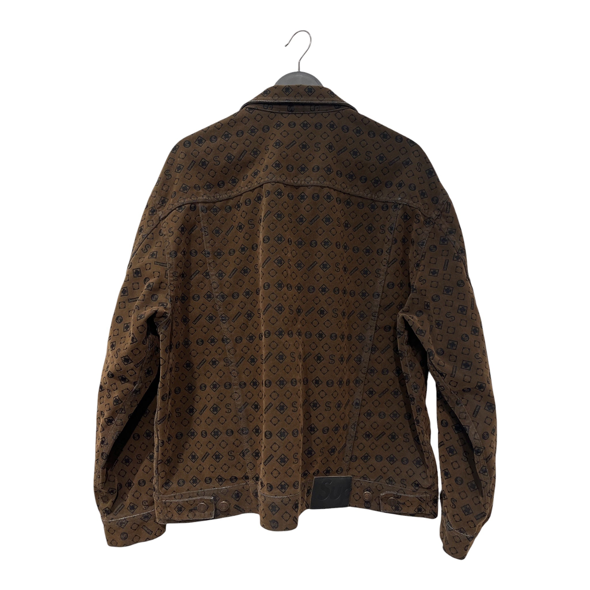 Supreme/Jacket/L/Cowhide/BRW/All Over Print/FLOCKED TRUCKER JKT view 2