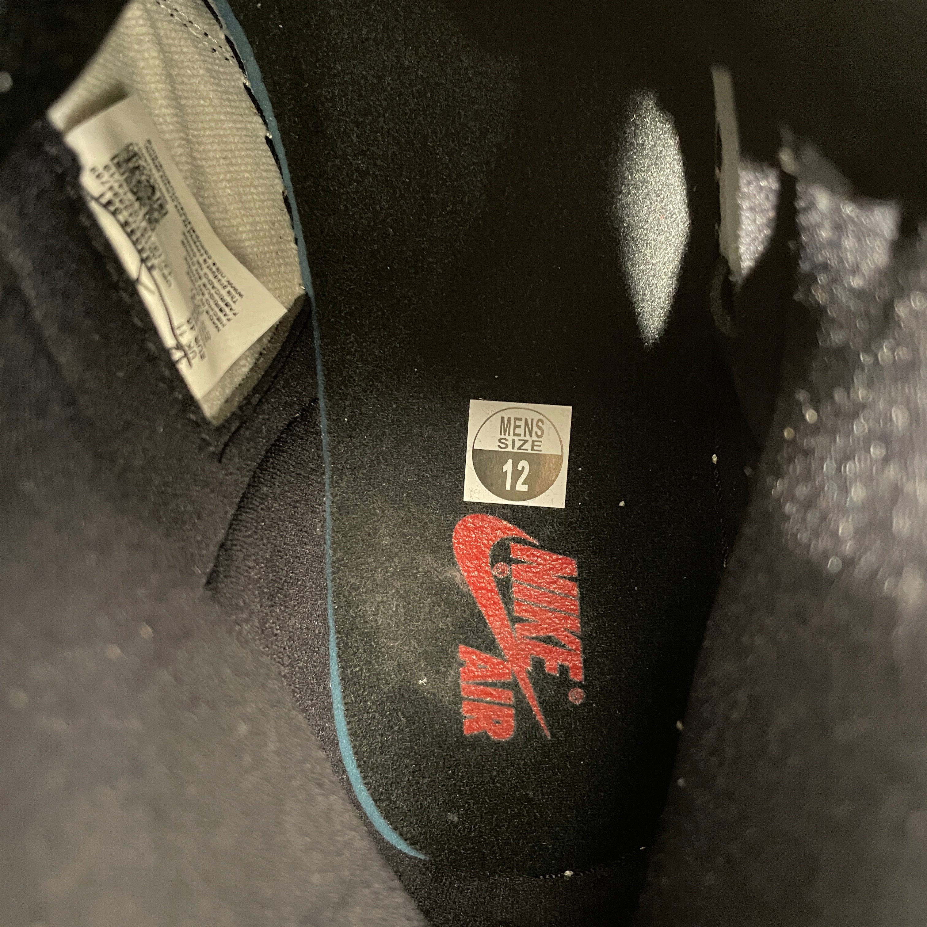NIKE/Shoes/US 12/Leather/BLK/GYM RED 1 view 3