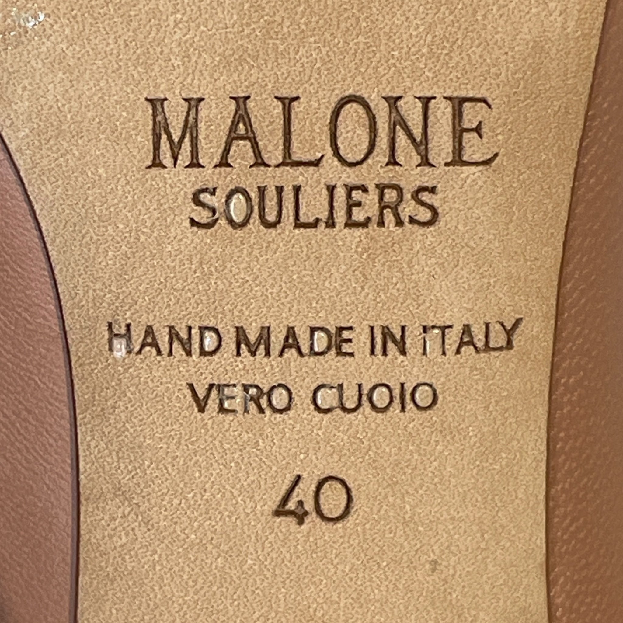MALONE SOULIERS/Heels/EU 40/Leather/PNK/ view 4