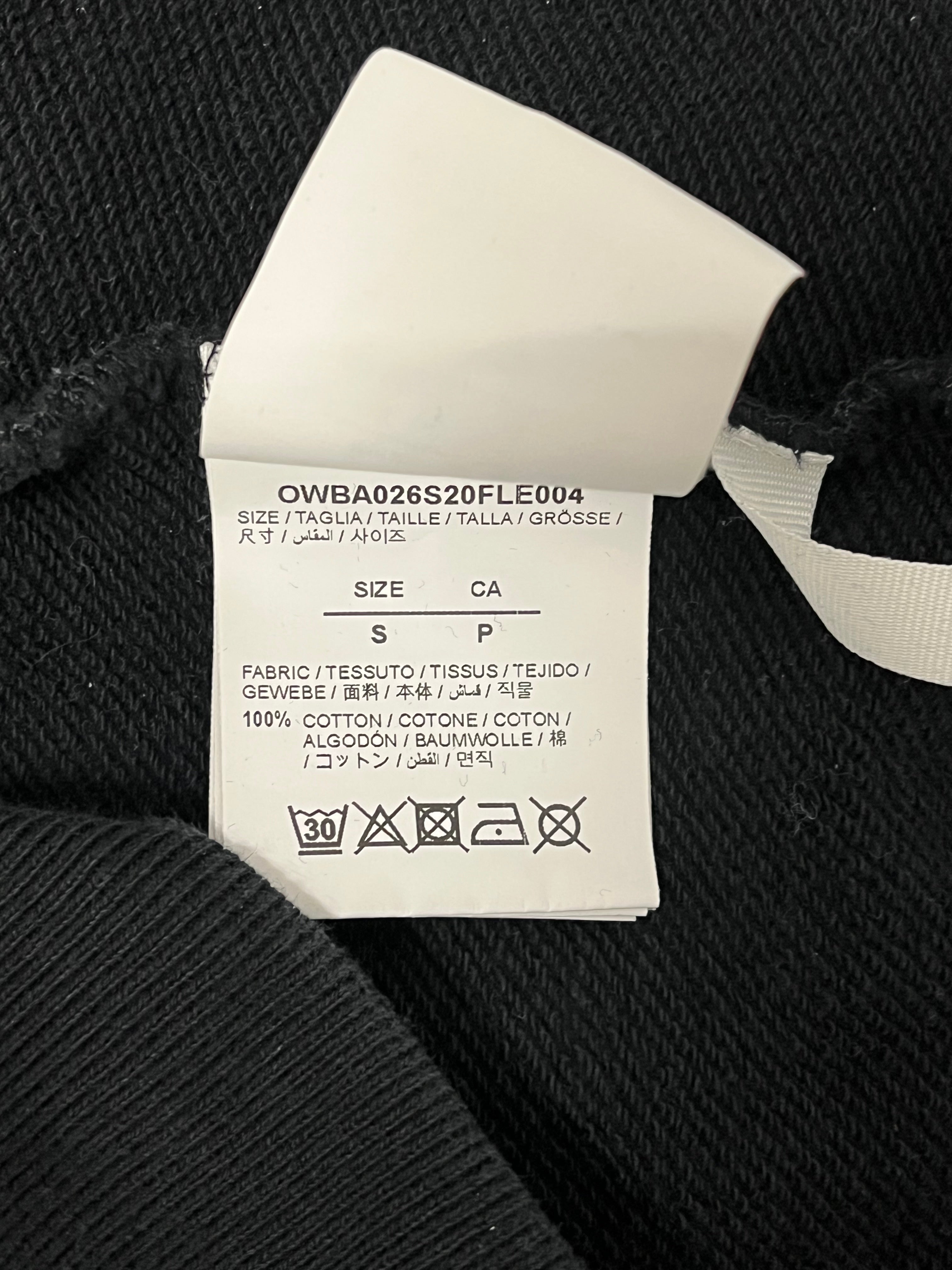 OFF-WHITE/Sweatshirt/S/Cotton/BLK/X LOGO 'WOMAN' BACK view 5