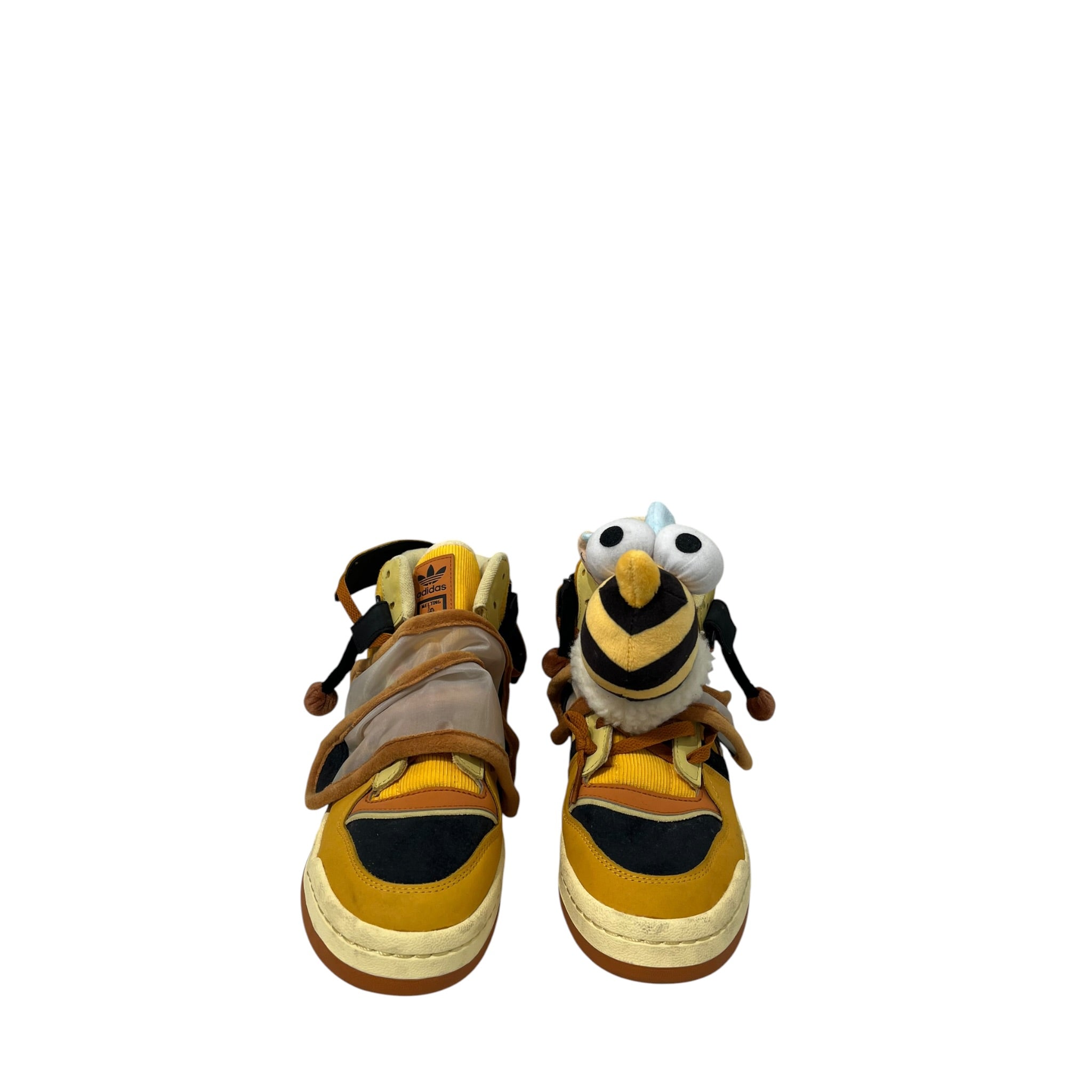 adidas/Hi-Sneakers/US 10/Animal Pattern/Suede/YEL/Adidas Bumblebee view 1