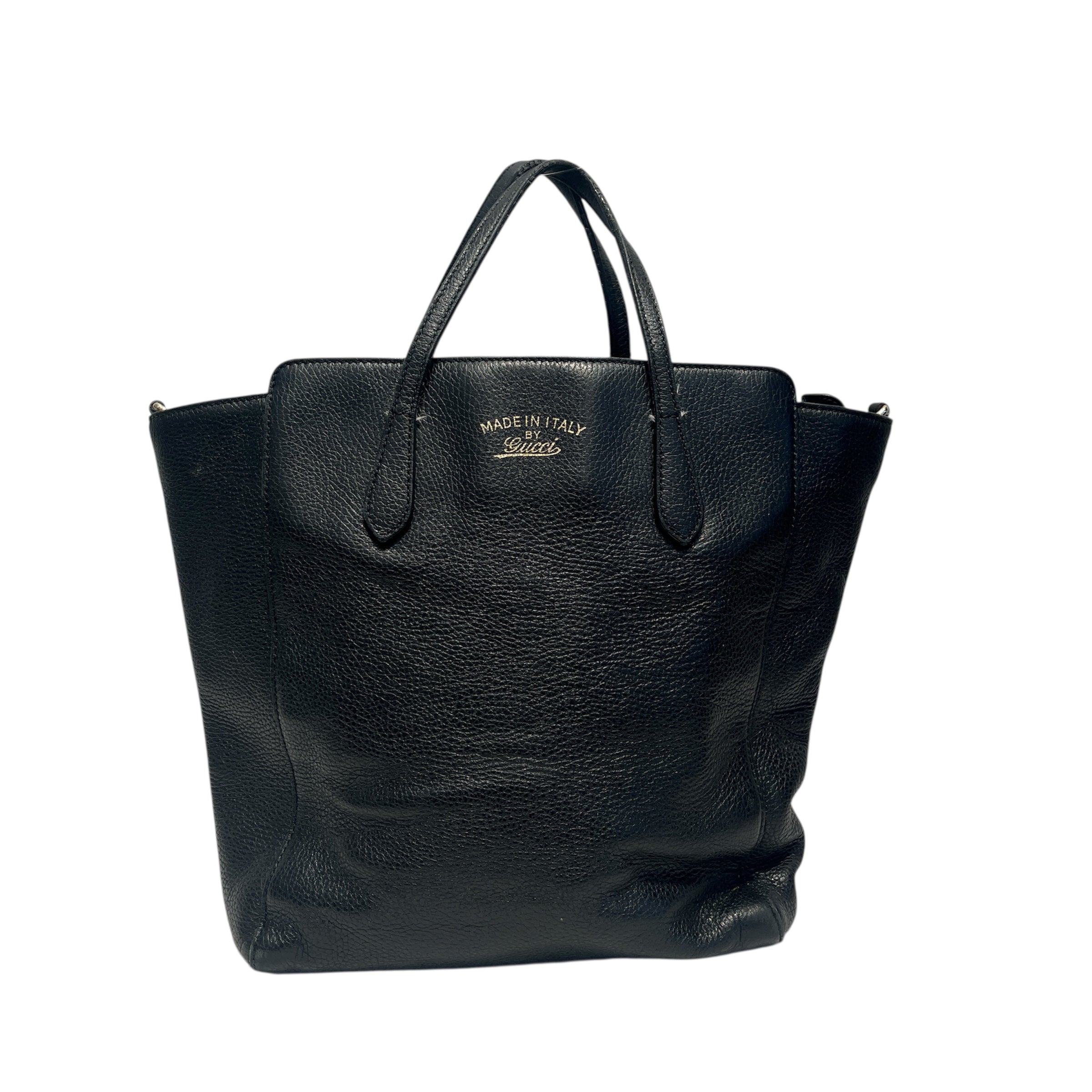 GUCCI/Hand Bag/Leather/BLK/HAND BAG view 1