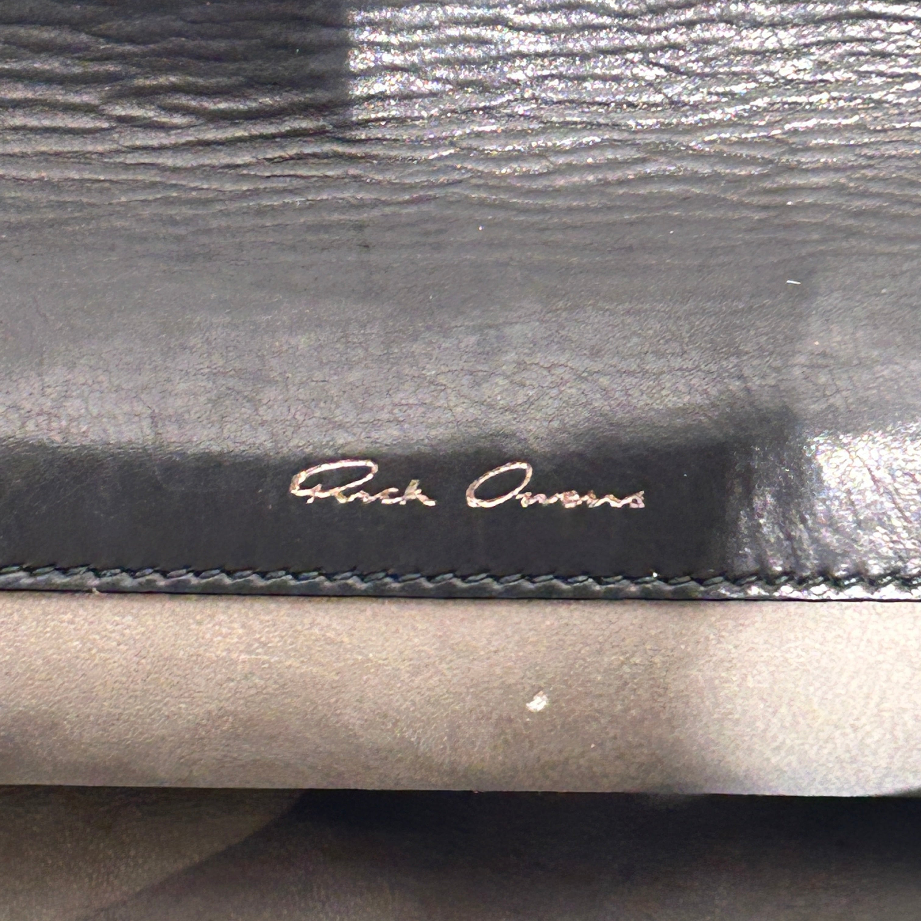 Rick Owens/Cross Body Bag/Leather/BLK/RECTANGULAR CROSSBODY view 5