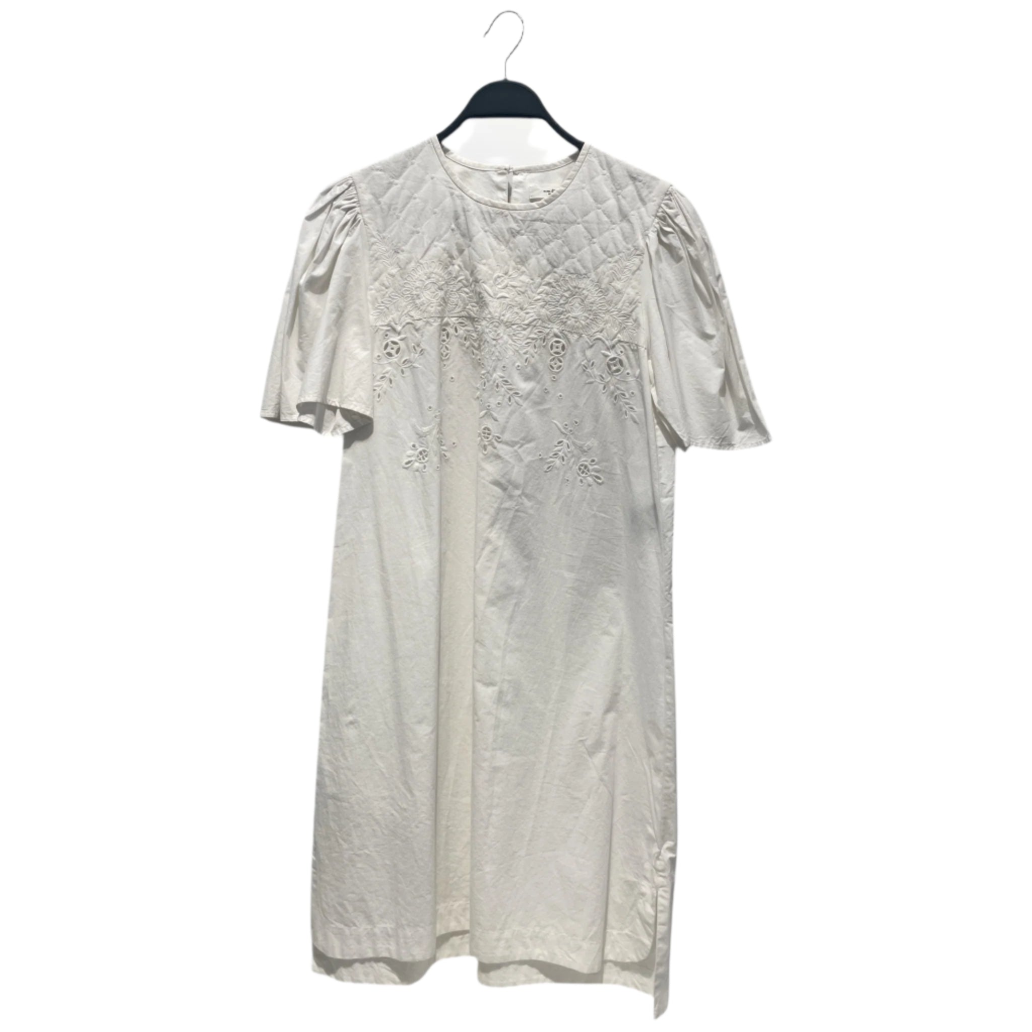 ISABEL MARANT ETOILE/SS Dress/36/Cotton/WHT/WITA DRESS PUFF SLEEVE view 1