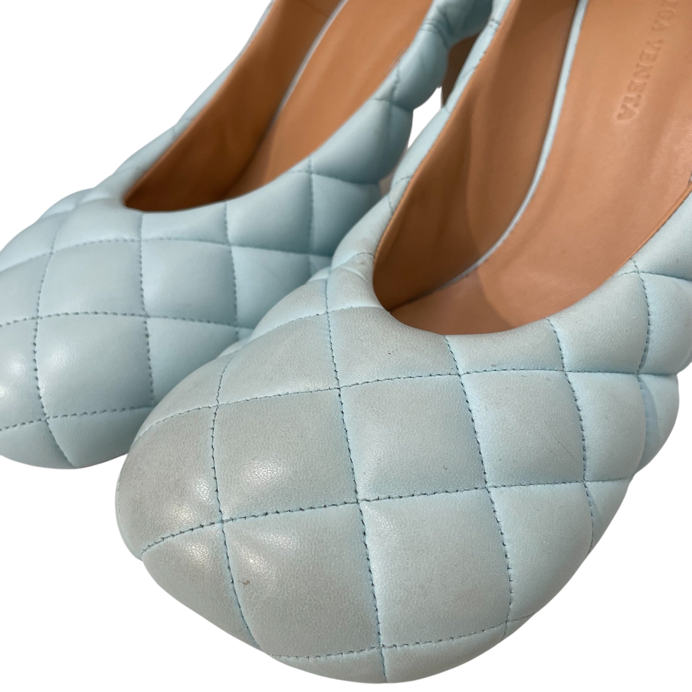 BOTTEGA VENETA/Heels/EU 40.5/Leather/BLU/STITCHED MATELASS NAPPA DREAM view 6