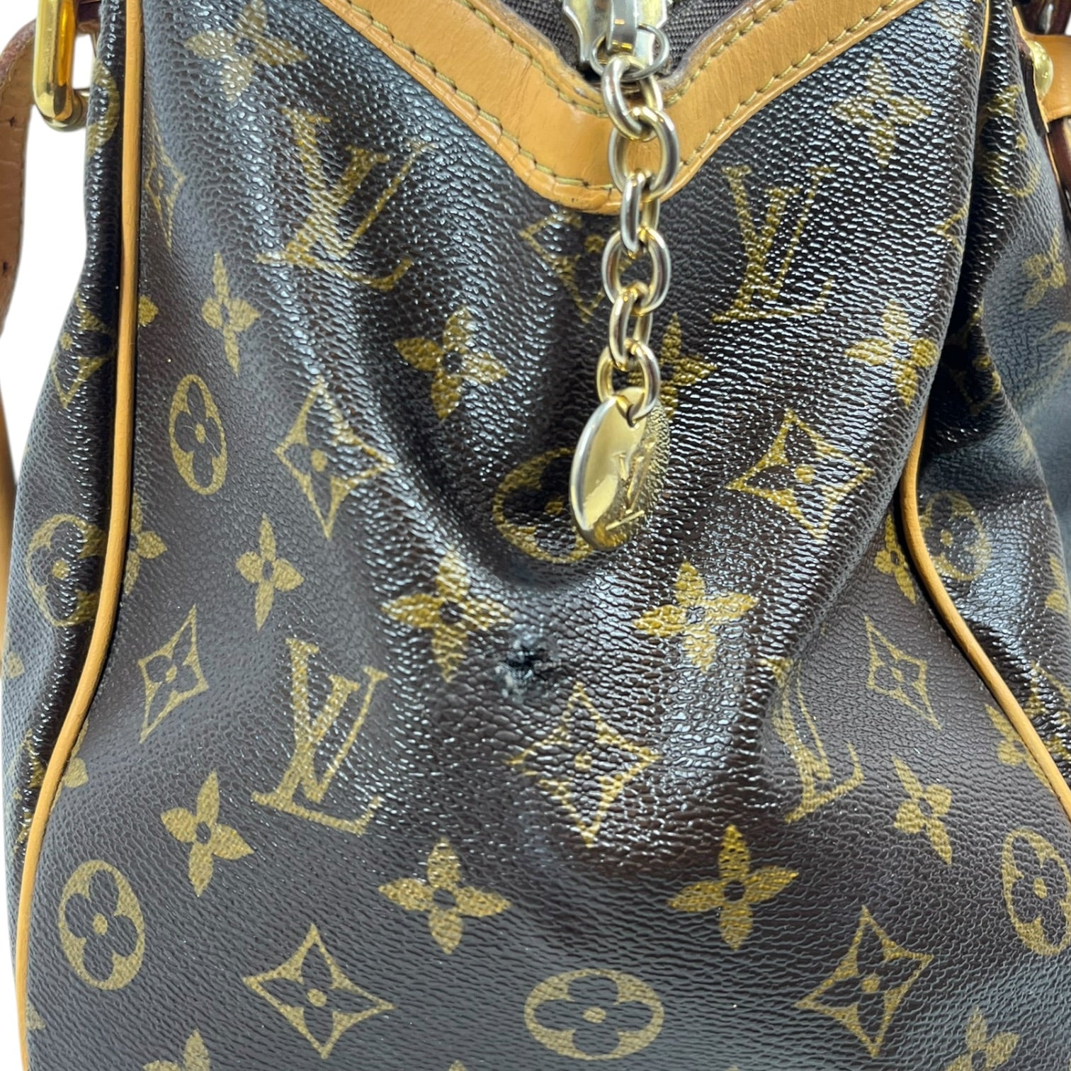 LOUIS VUITTON/Hand Bag/Monogram/Leather/BRW/Tivoli GM view 6