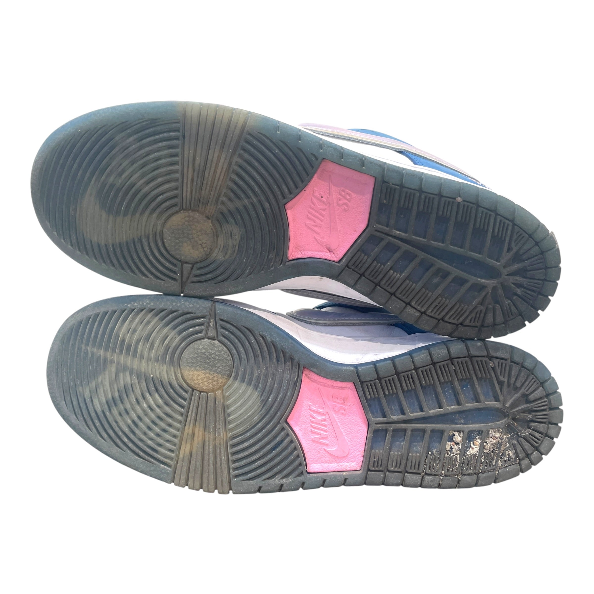 NIKE SB/BORN X RAISED/Low-Sneakers/US 8.5/Leather/BLU/Dunk Low 'Block At A Time' view 5