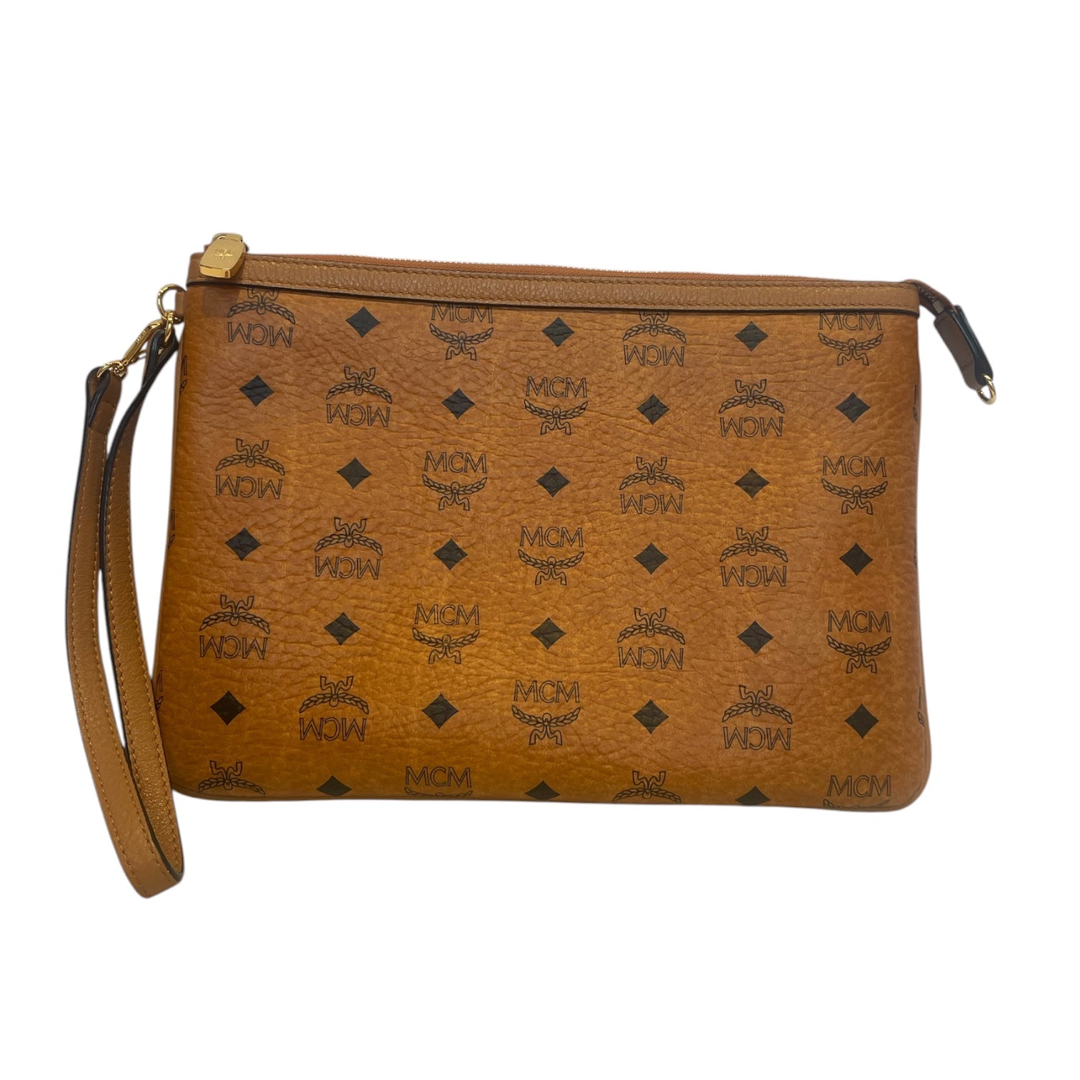 MCM/Bag/Monogram/Leather/BRW/MCM SMALL CLUTCH view 2