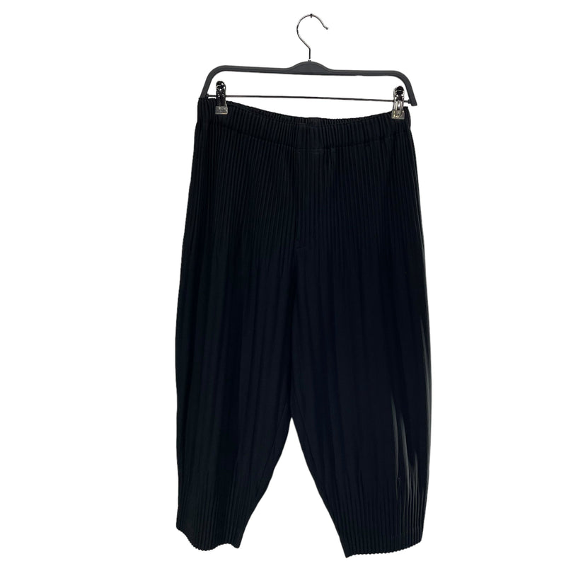 HOMME PLISSE ISSEY MIYAKE/Pants/M/Polyester/BLK/FADED PLEAT