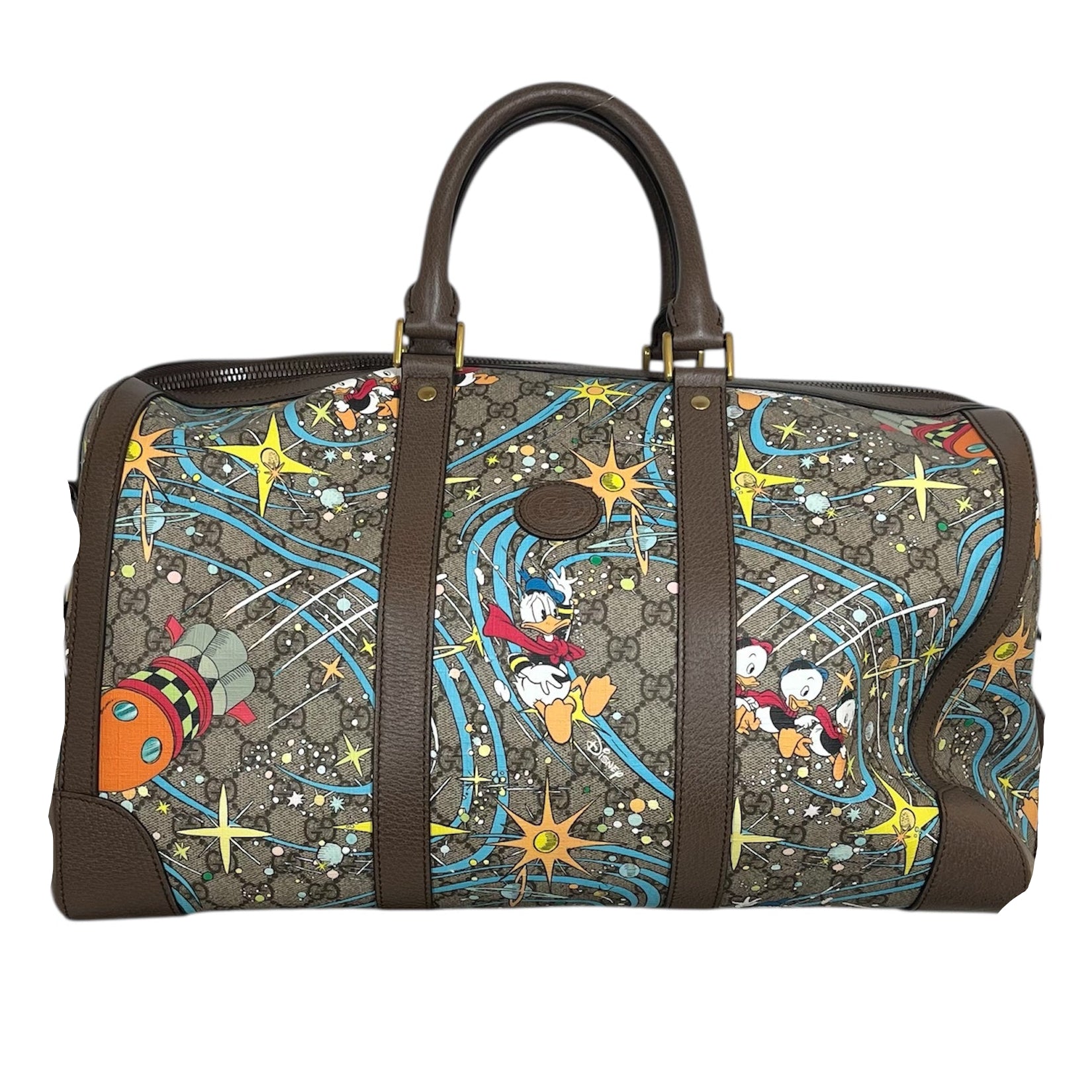 GUCCI/Boston Bag/Leather/BRW/disney view 1