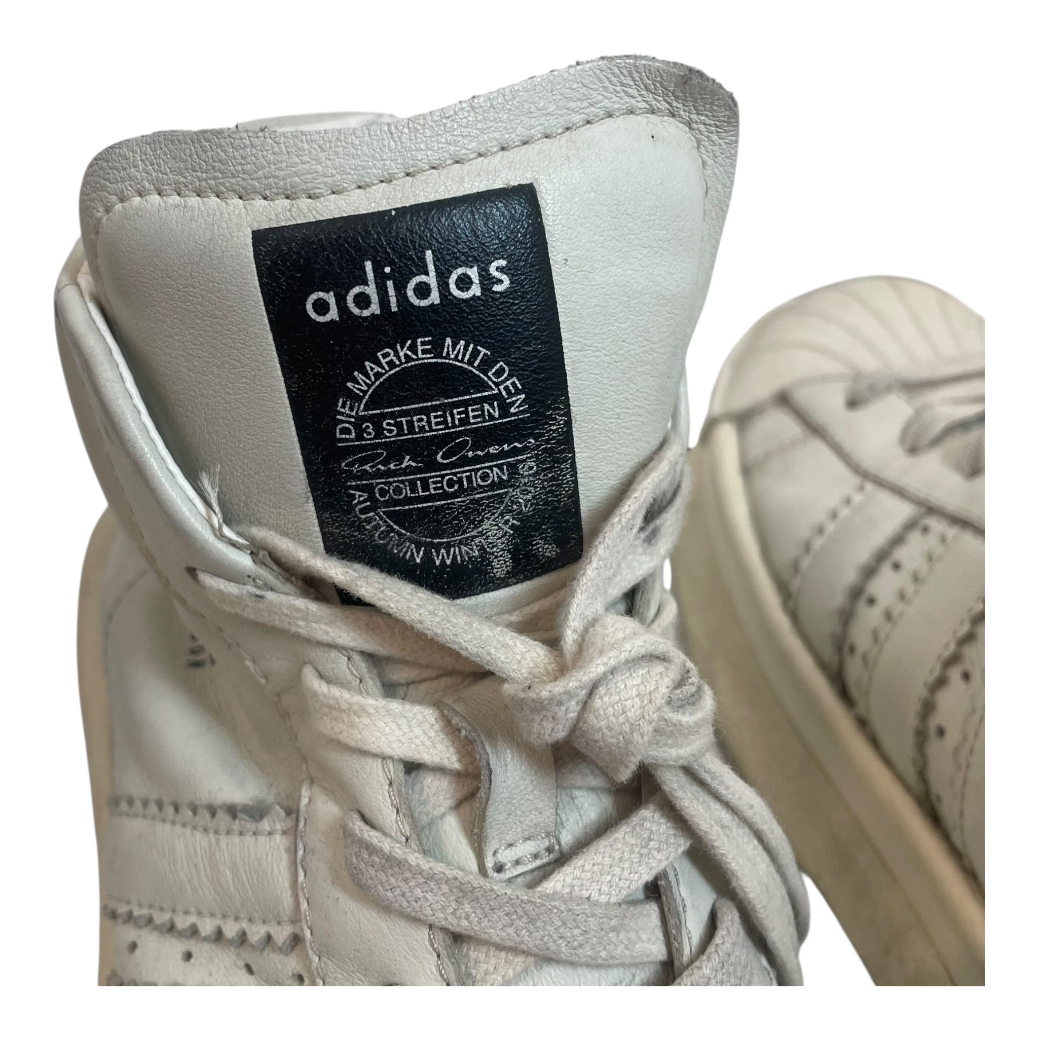 Rick Owens/Hi-Sneakers/US 7/Leather/KHK/ART BA9761 US 7 view 4