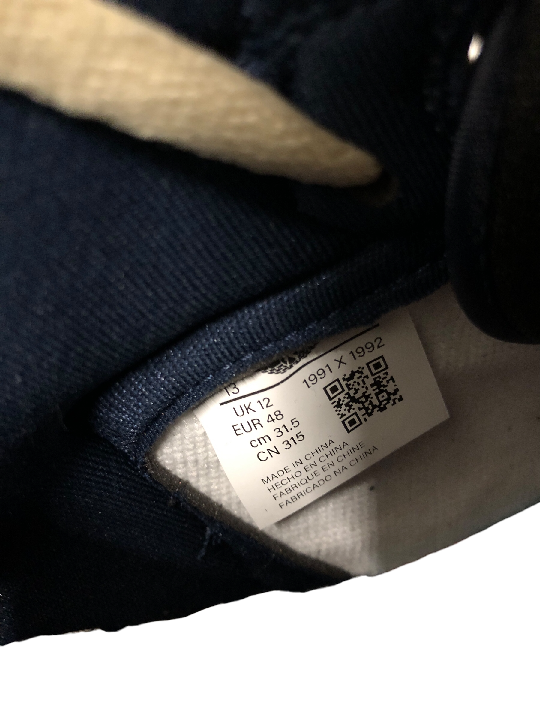 KIY/Hi-Sneakers/US 13/Polyester/BLU/U-Tip/Orange/Blue view 9