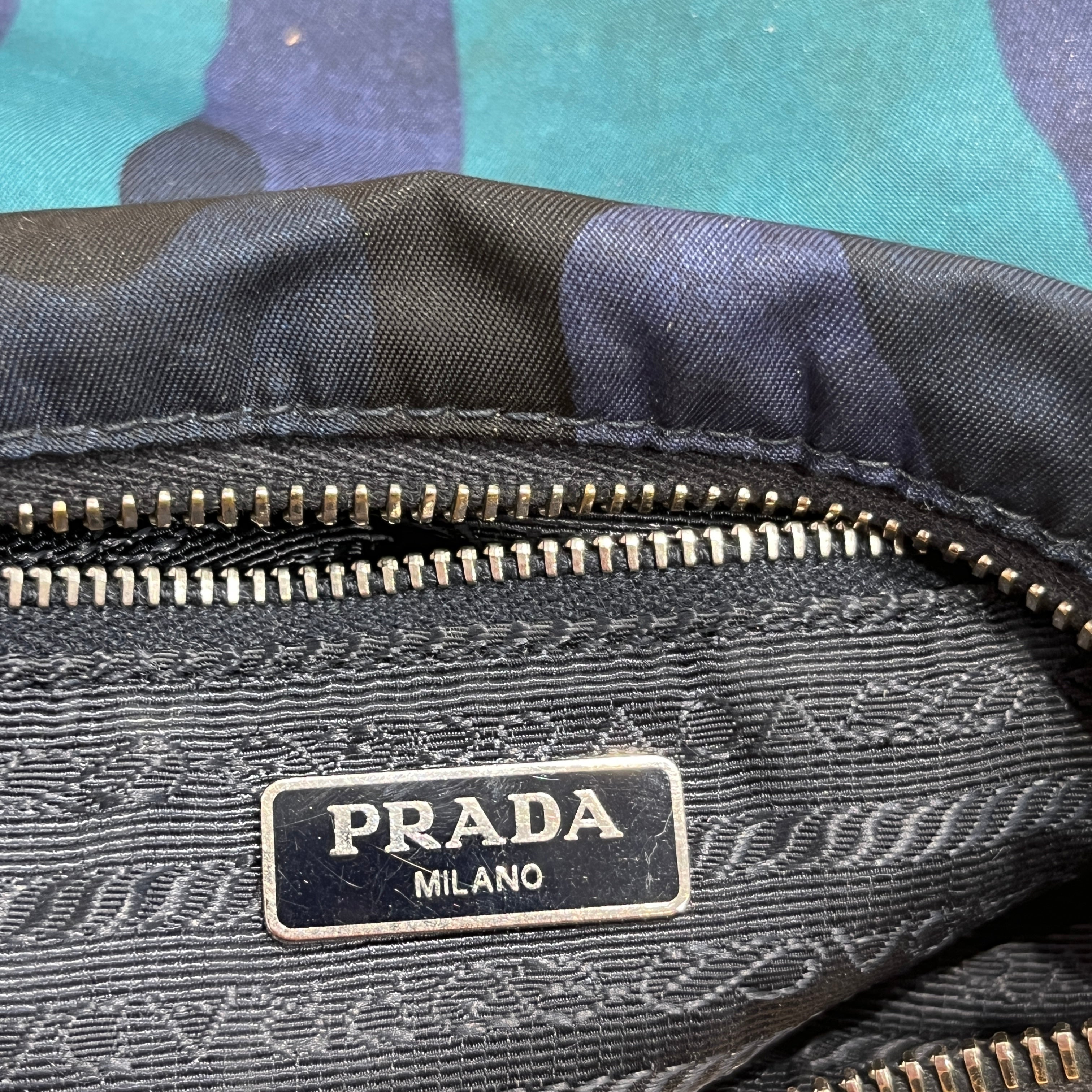 PRADA/Bag/Camouflage/Nylon/BLU/tessuto view 4