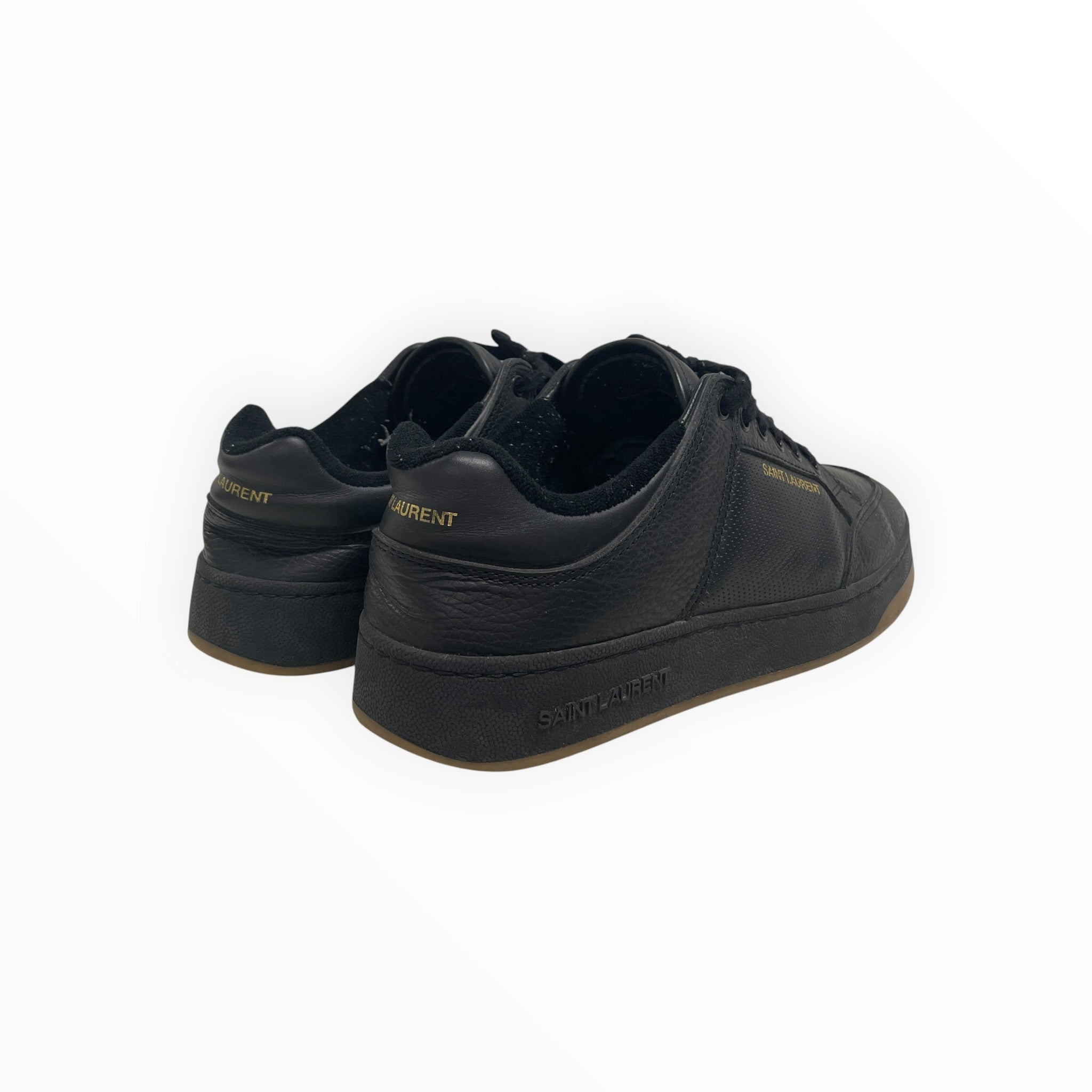 SAINT LAURENT/Low-Sneakers/EU 41/Leather/BLK/SL-61 / ALL BLK view 2