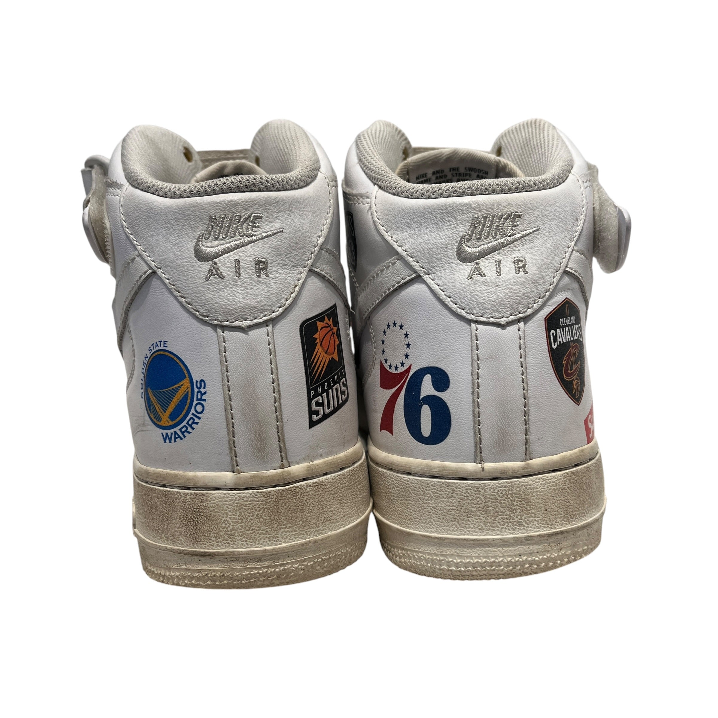 NIKE/Supreme/NBA/Hi-Sneakers/US 11.5/Leather/WHT/air force 1 nba teams view 24