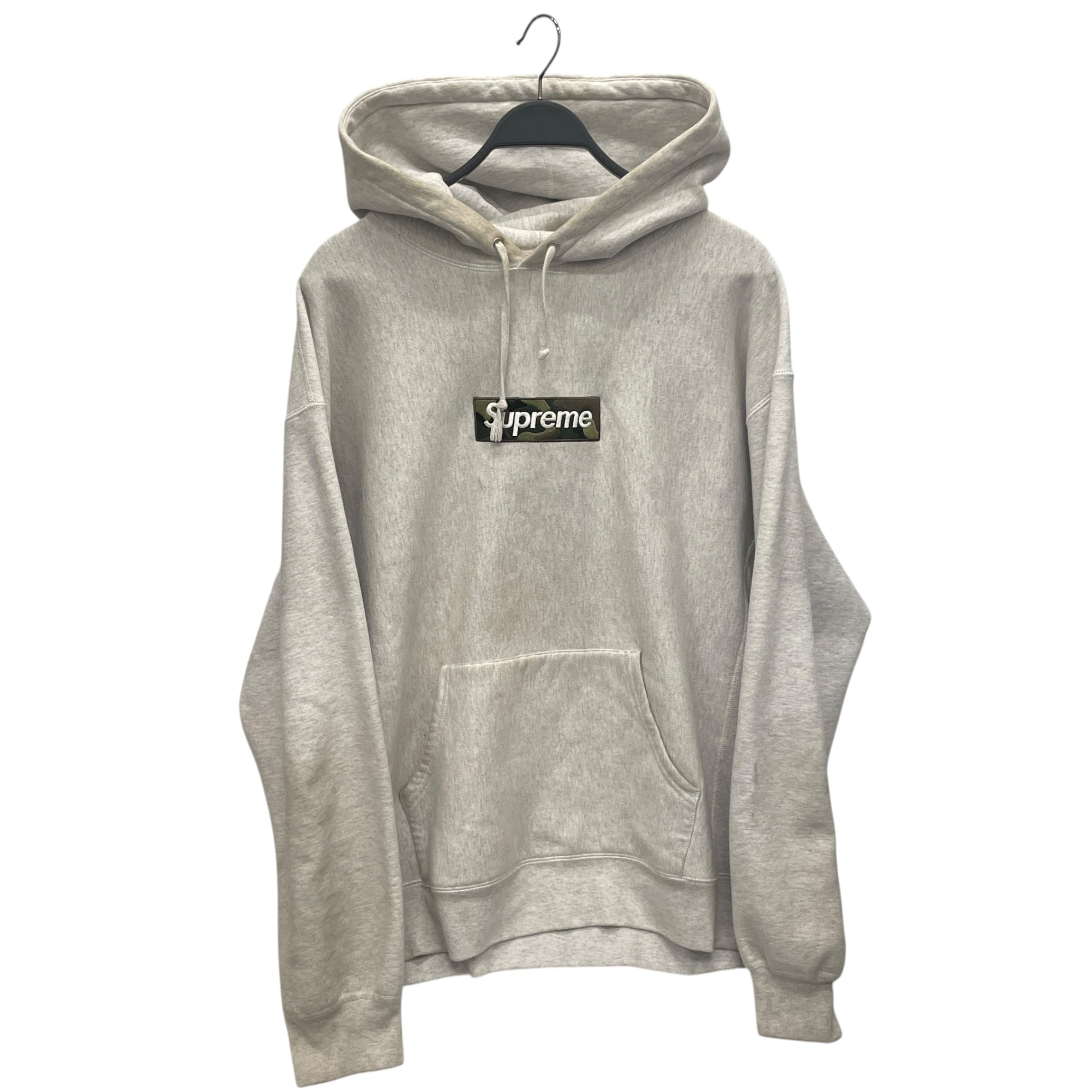 Supreme/Hoodie/XL/Cotton/GRY/CAMO BOX LOGO view 1