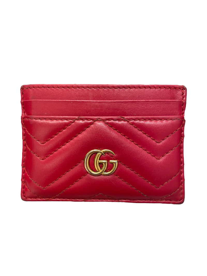 GUCCI/Wallet/FREE/Leather/RED/