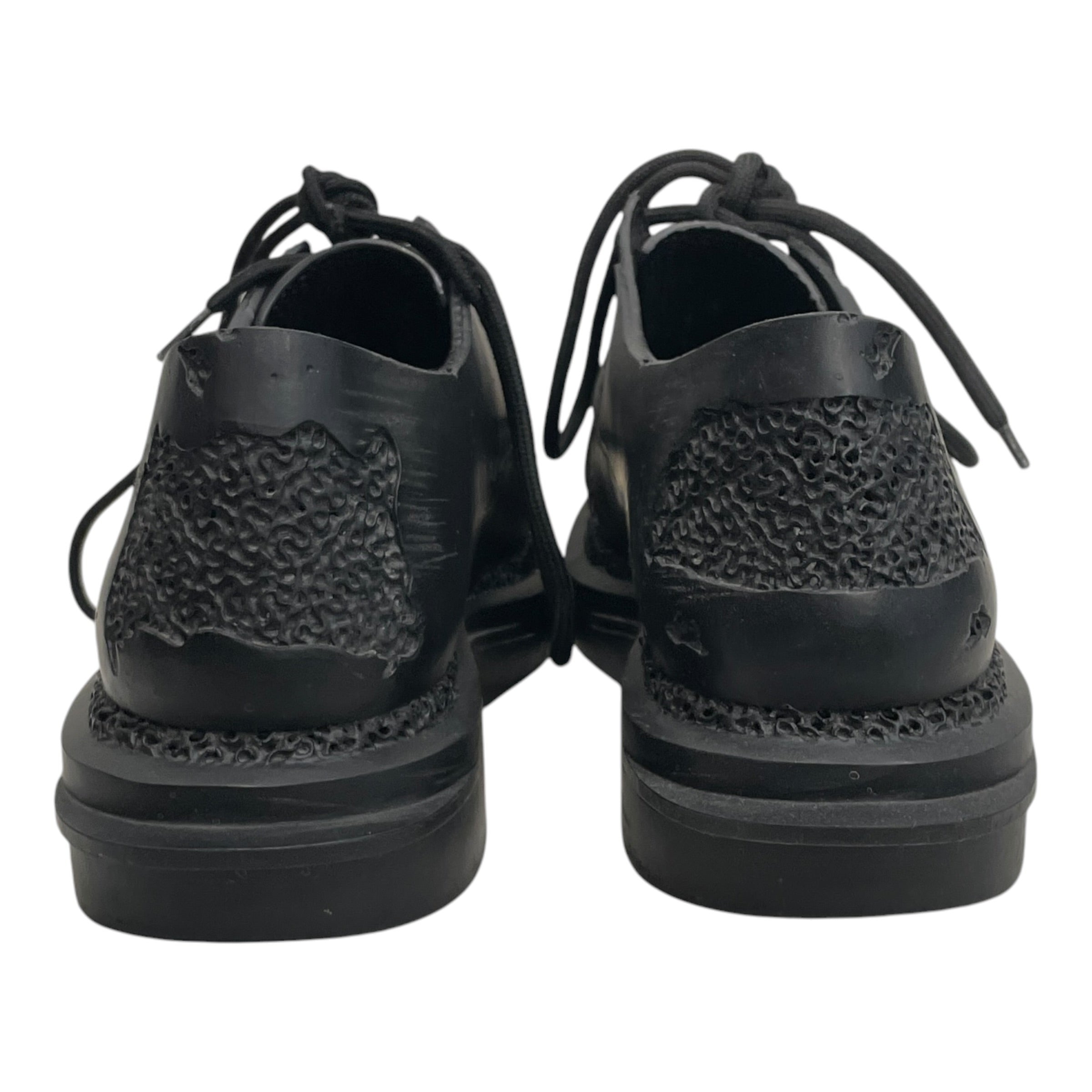 HYACYN/Dress Shoes/EU 43/BLK/EROTTED DERBYS view 3