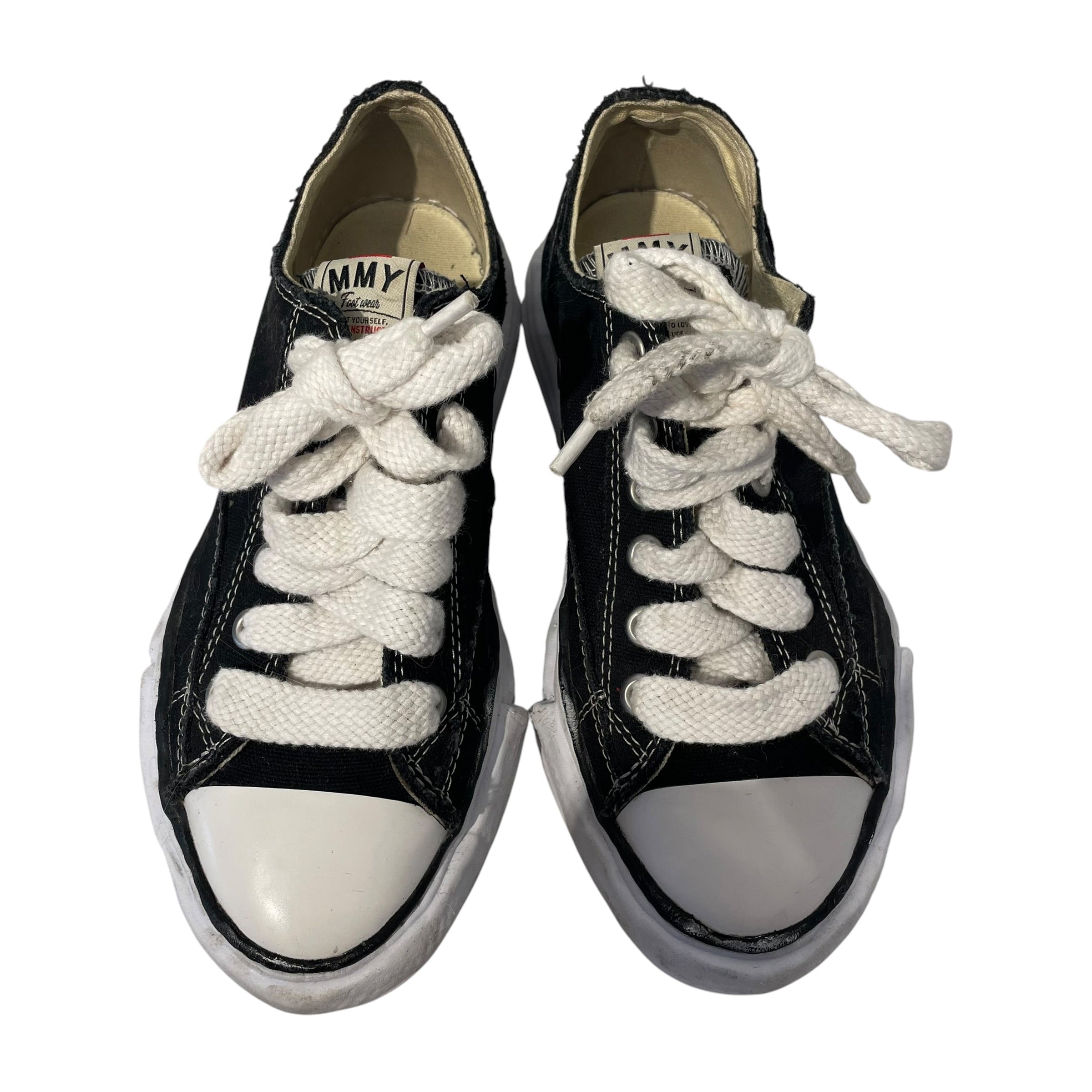 MIHARA YASUHIRO/Low-Sneakers/EU 38/Denim/BLK/ view 3