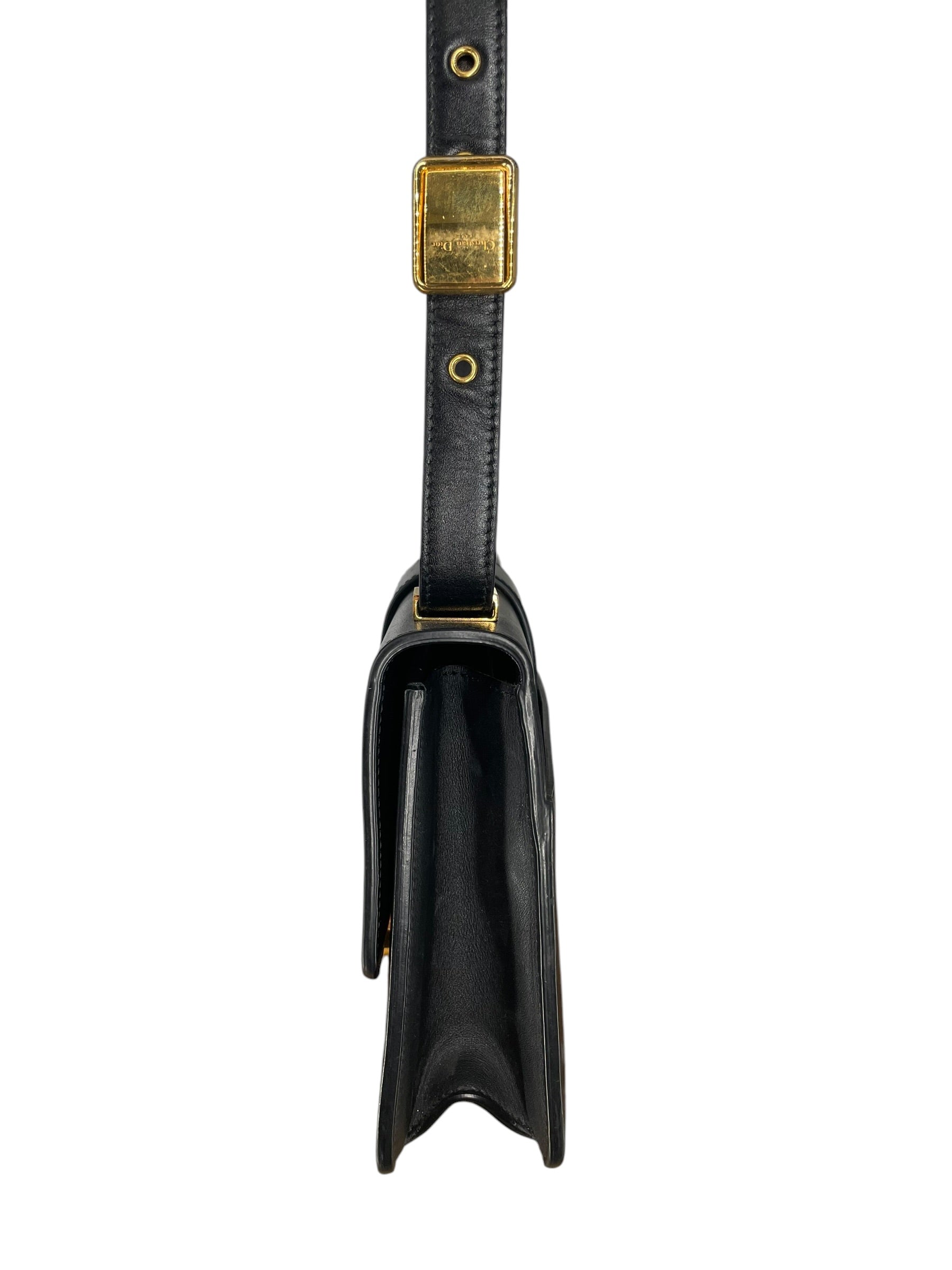 Christian Dior/Cross Body Bag/Leather/BLK/30 MONTAIGNE 29-MA-0139 view 4