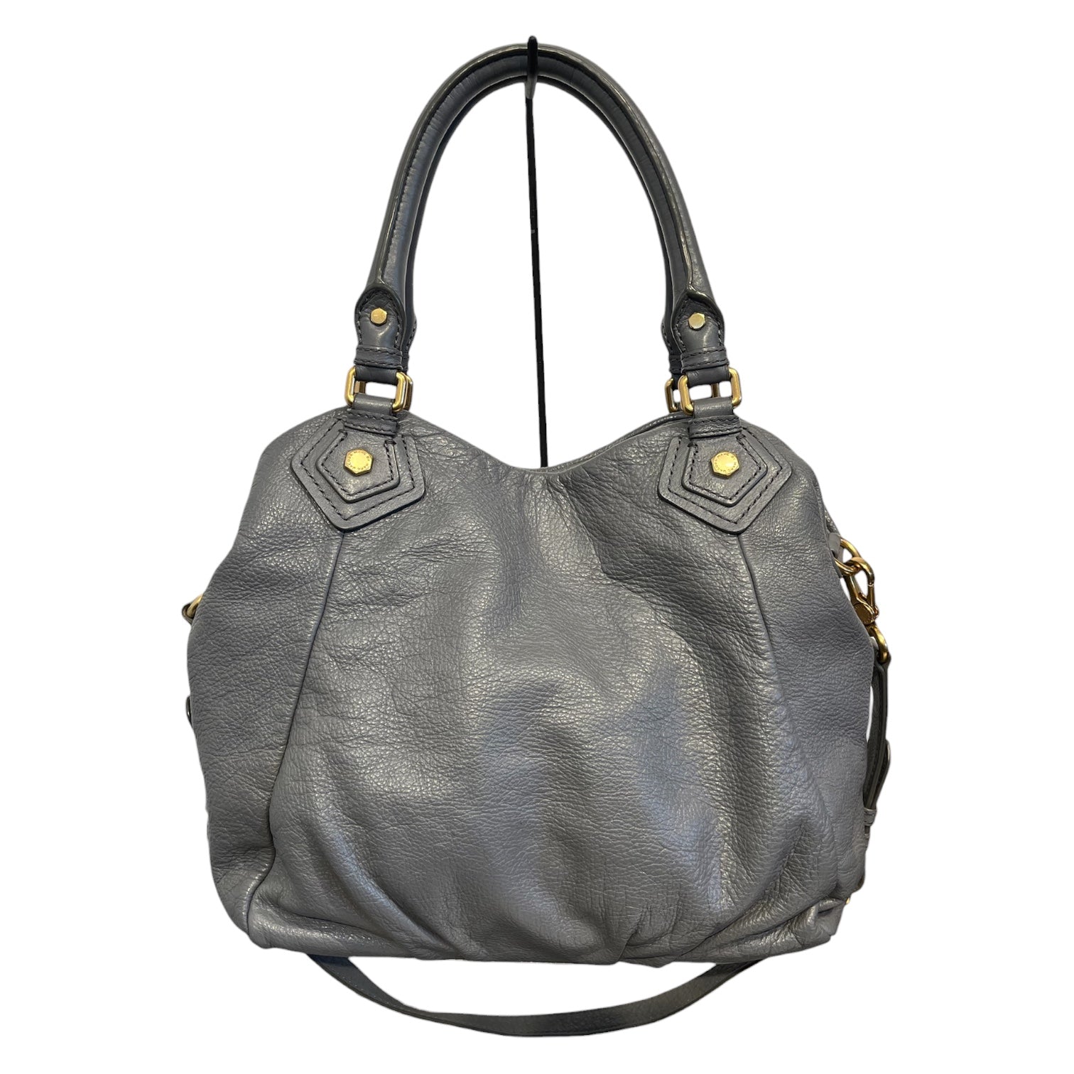 MARC JACOBS/Hand Bag/Leather/GRY/classic q fran view 2