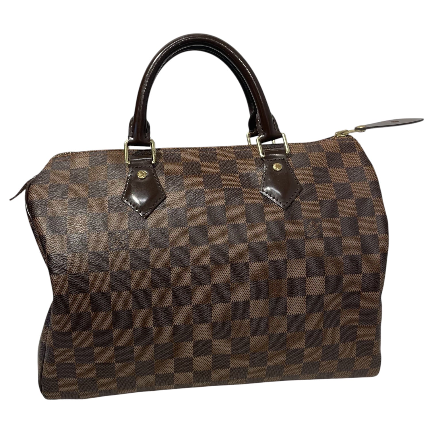 LOUIS VUITTON/Hand Bag/Monogram/Leather/BRW/Speedy view 1