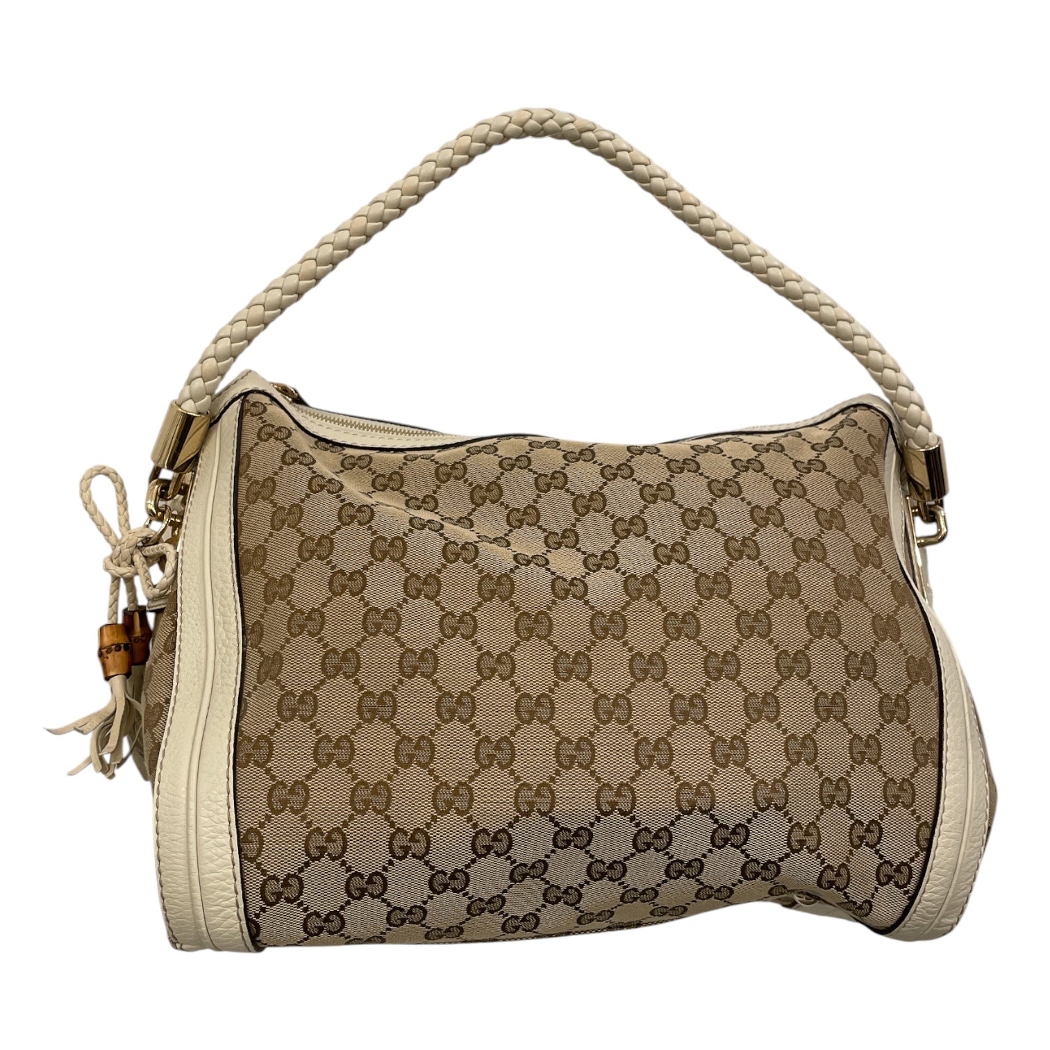 GUCCI/Tote Bag/Monogram/Cotton/CRM/BELLA HOBO MEDIUM view 2