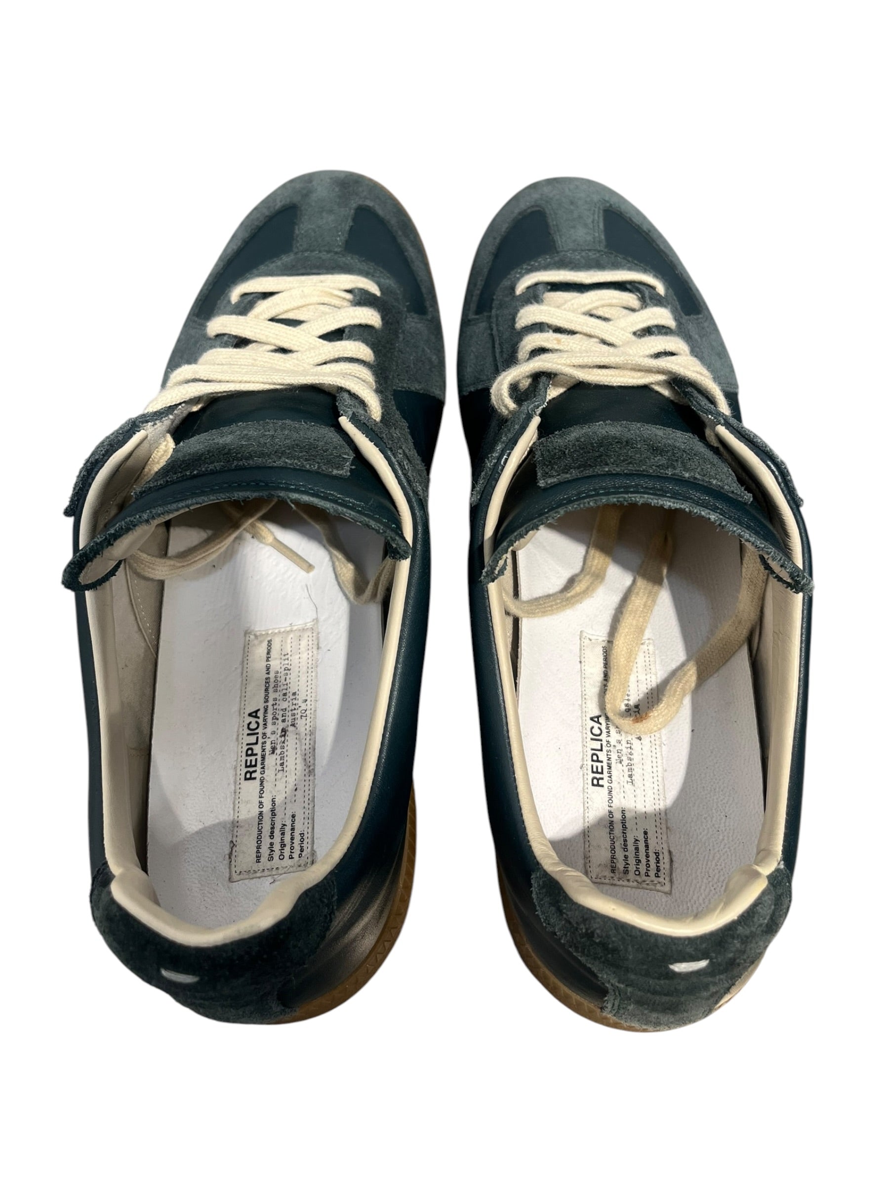 Maison Margiela/Low-Sneakers/EU 46/Suede/GRN/FOREST GRN view 2