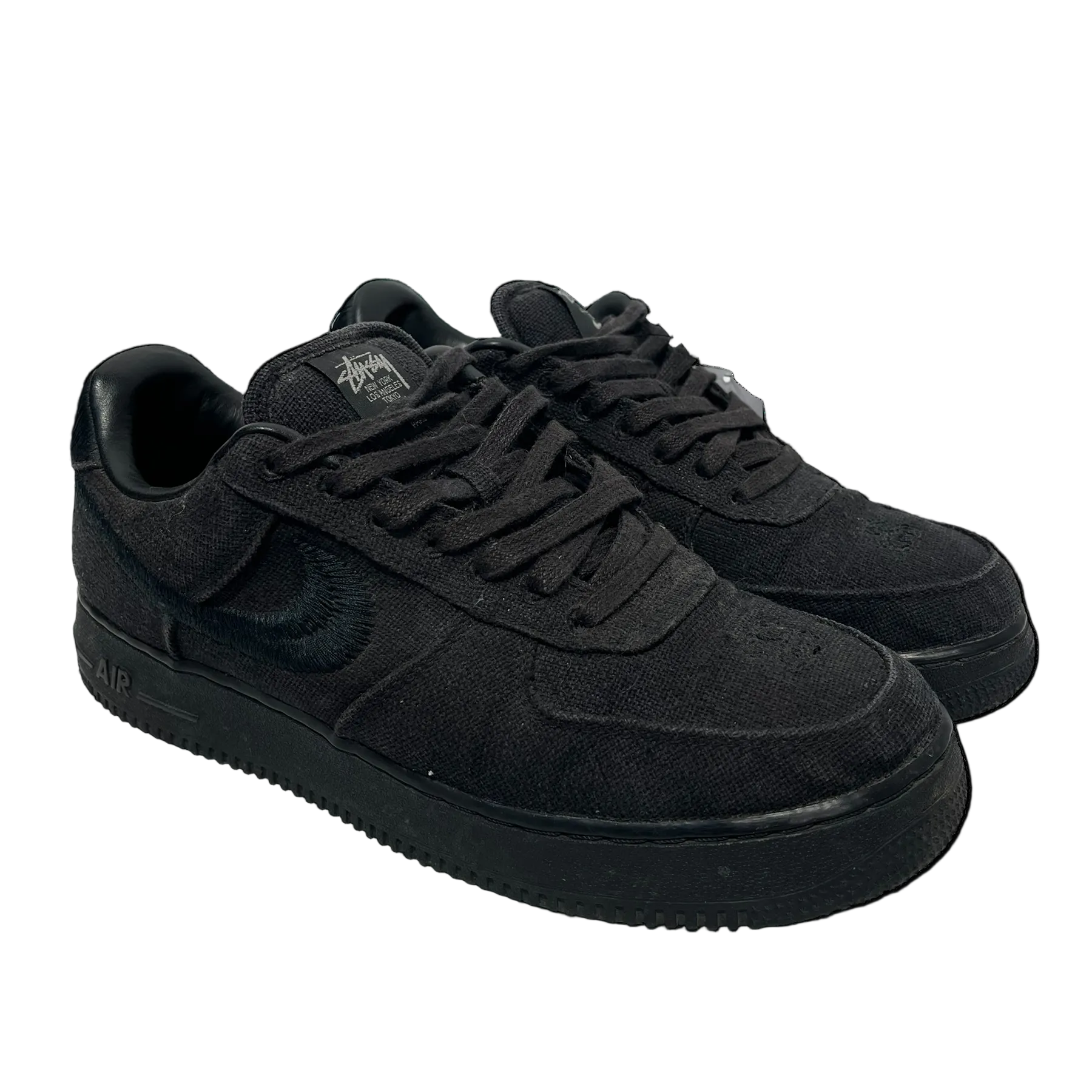 NIKE/STUSSY/Low-Sneakers/US 9.5/BLK/Stussy Air Force 1 view 1