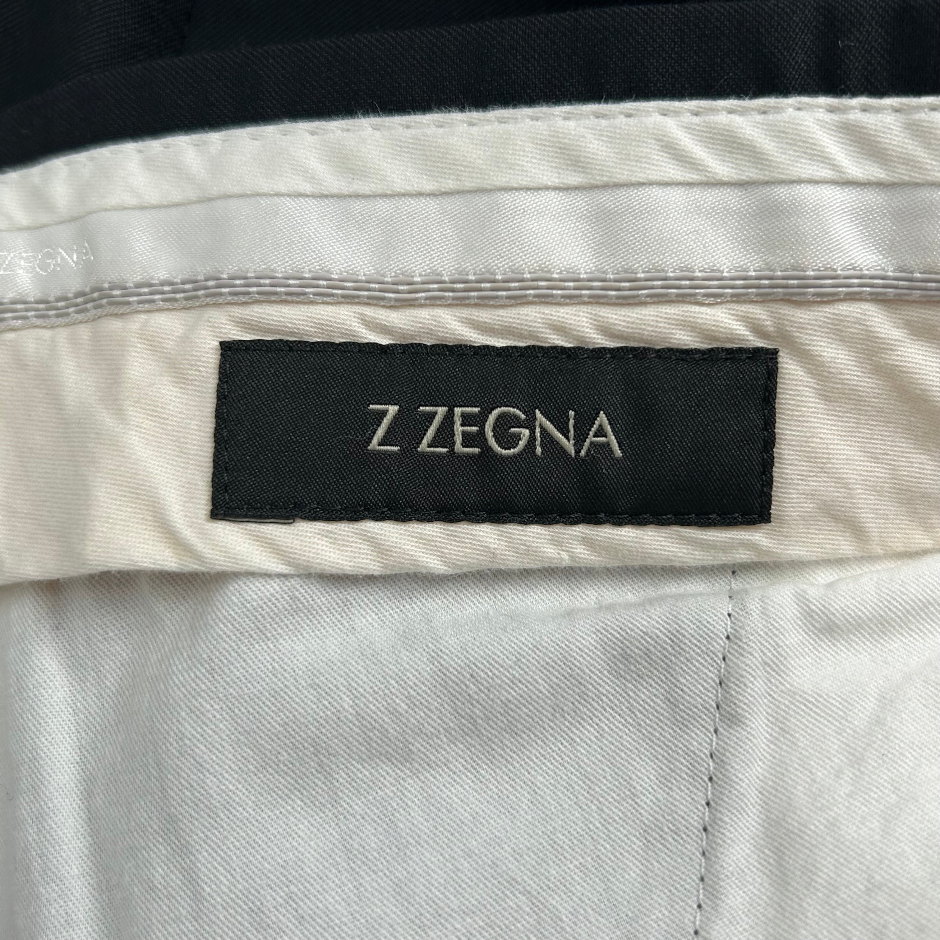 Z Zegna/Straight Pants/48/Wool/BLK/slacks view 3