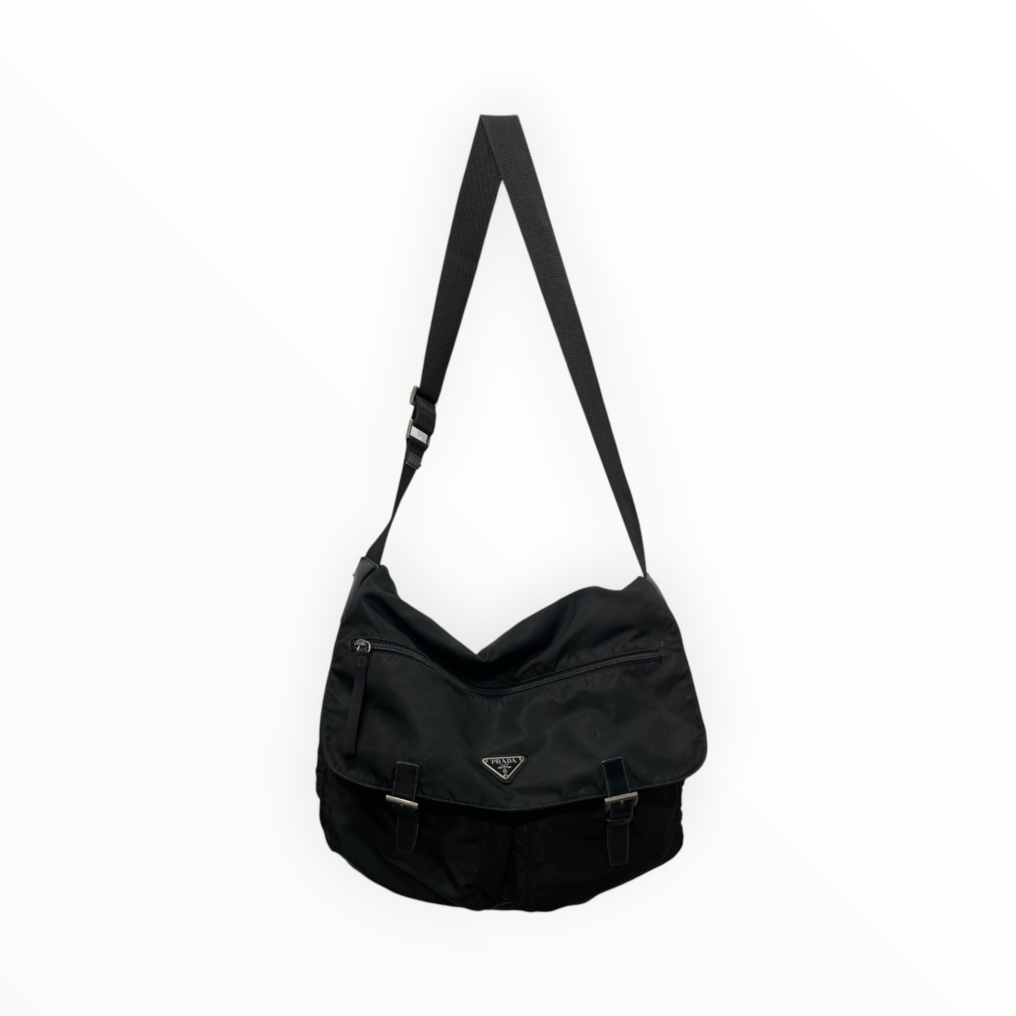 PRADA/Cross Body Bag/Nylon/BLK/tessuto large view 1
