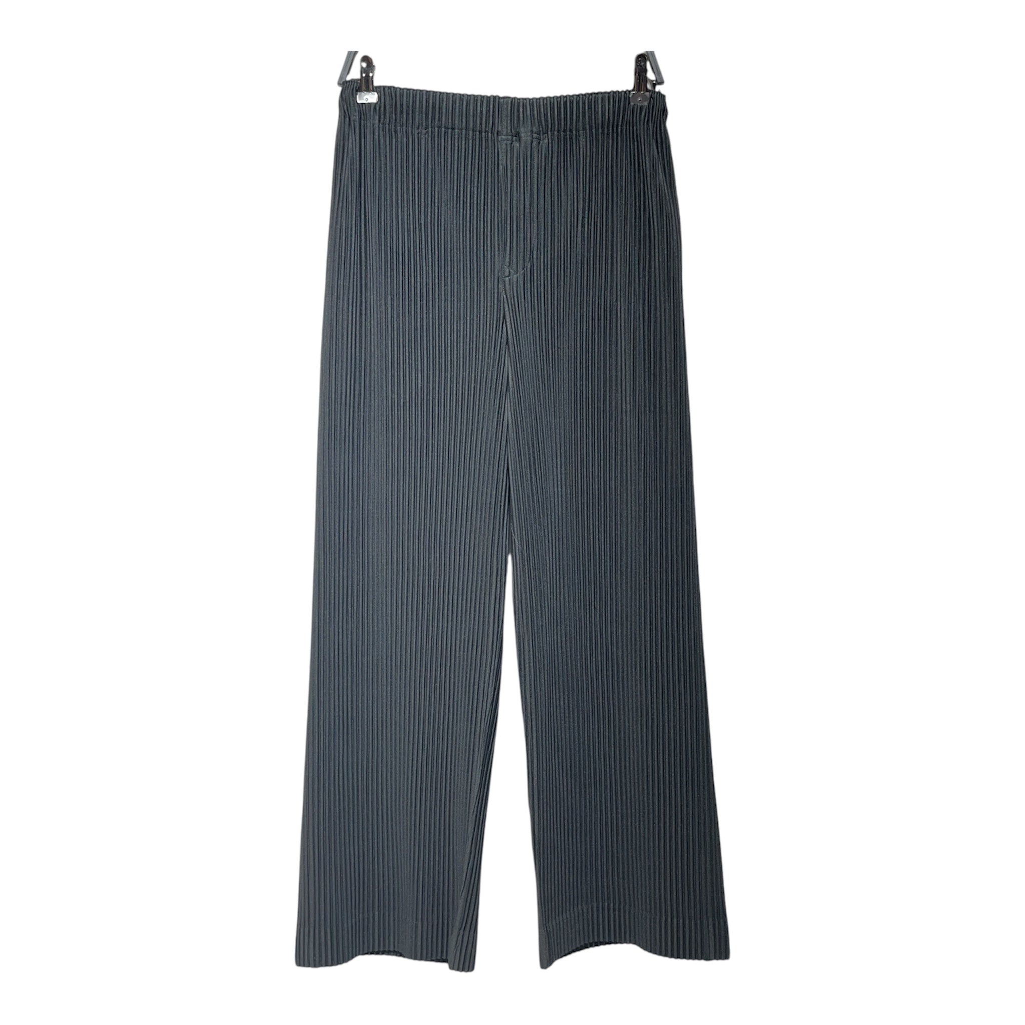 ISSEY MIYAKE/Straight Pants/1/Polyester/BLK/pleats please nwt view 2