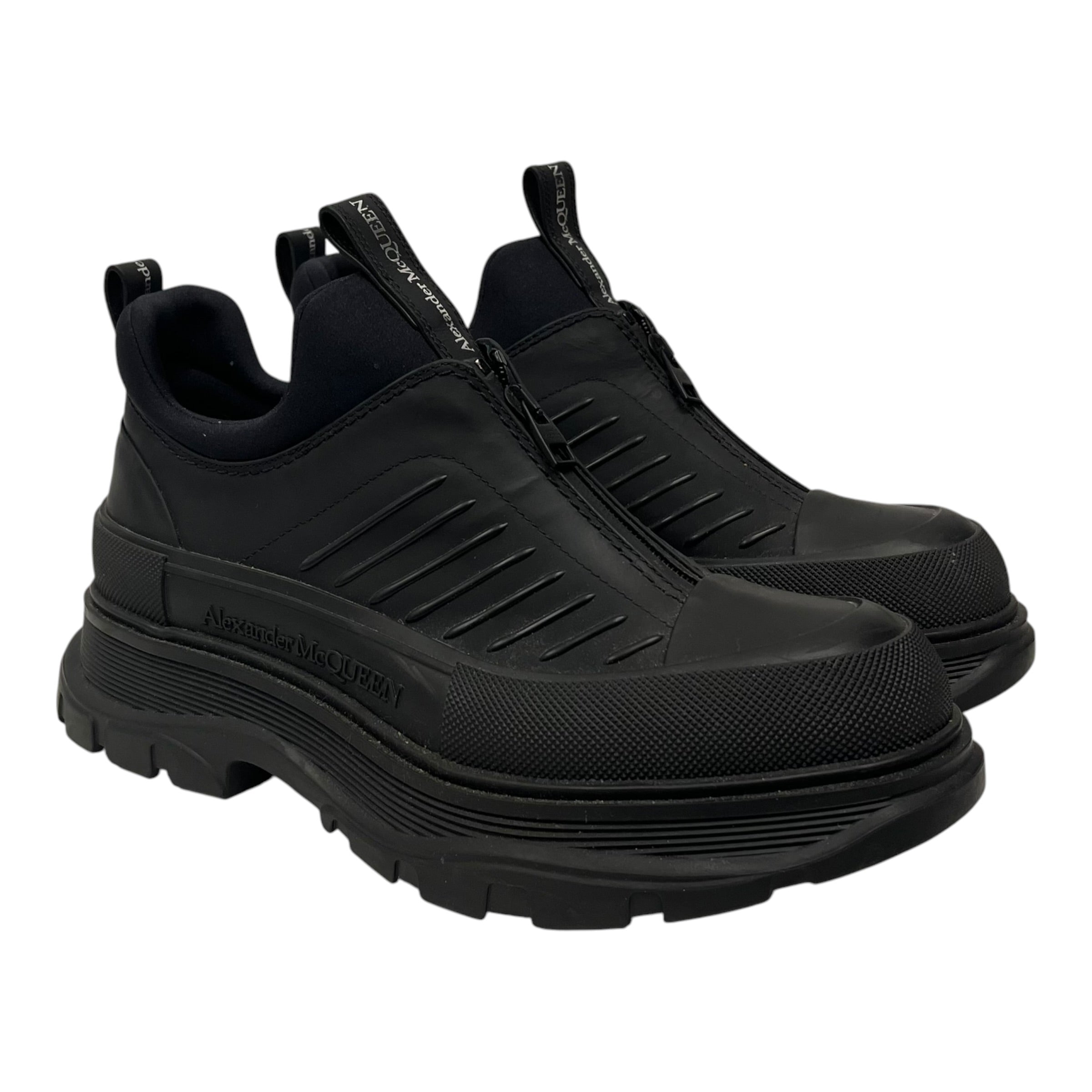 Alexander McQueen/Rain Boots/US 10/BLK/tread slick view 1