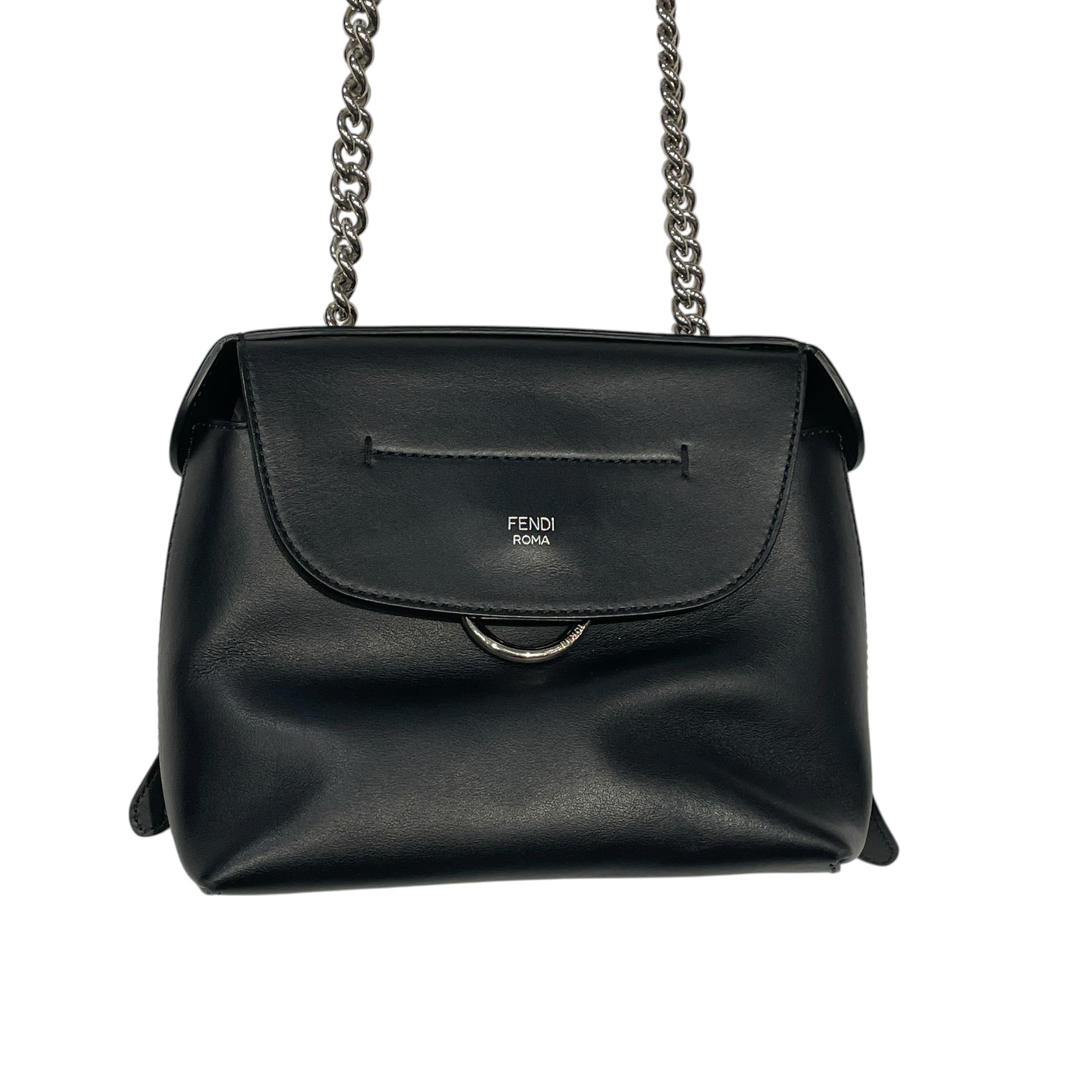 FENDI/Cross Body Bag/Leather/BLK/BACK TO SCHOOL MINI view 2
