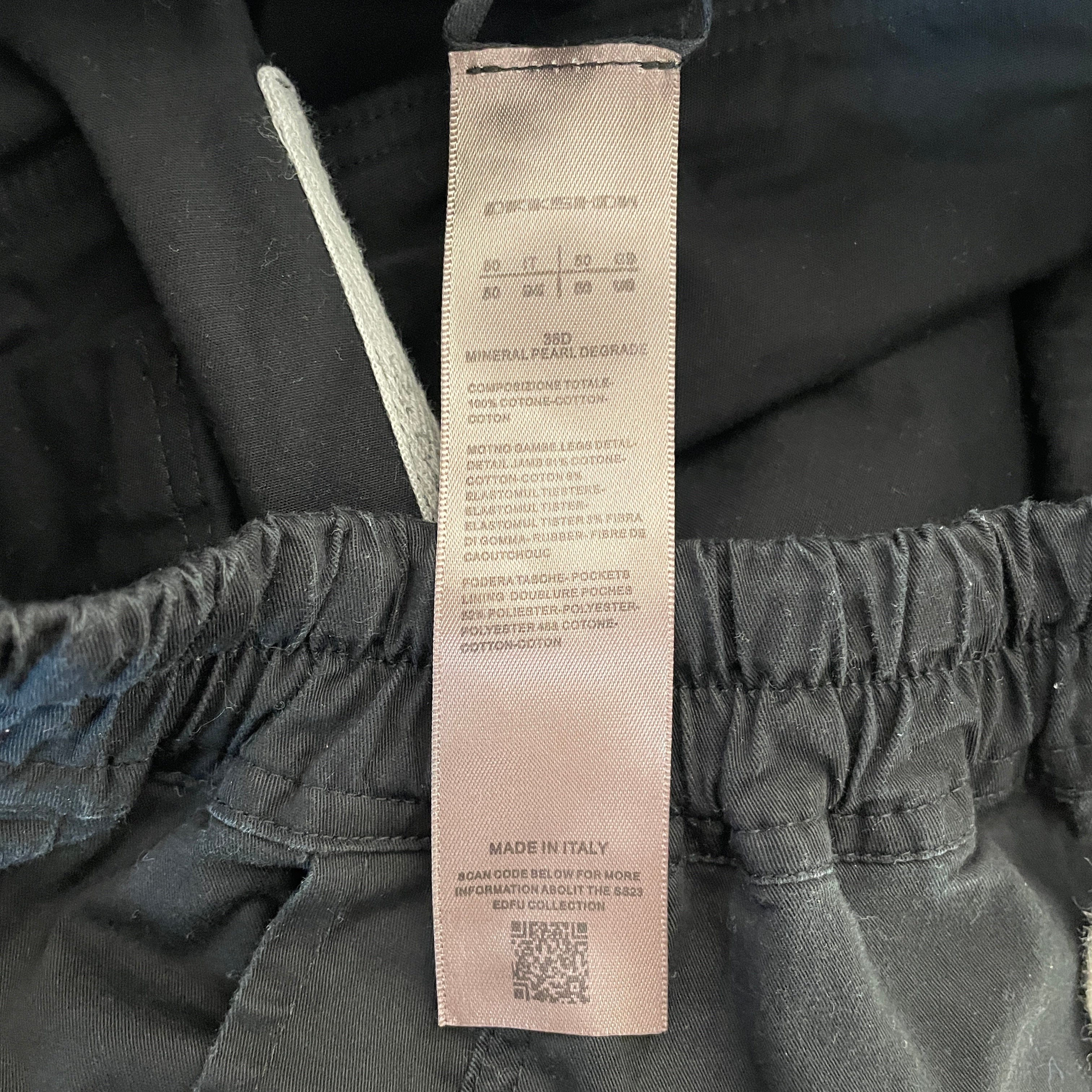 RICK OWENS DRKSHDW/Cargo Pants/Cotton/BLK/CARGO BELA view 3